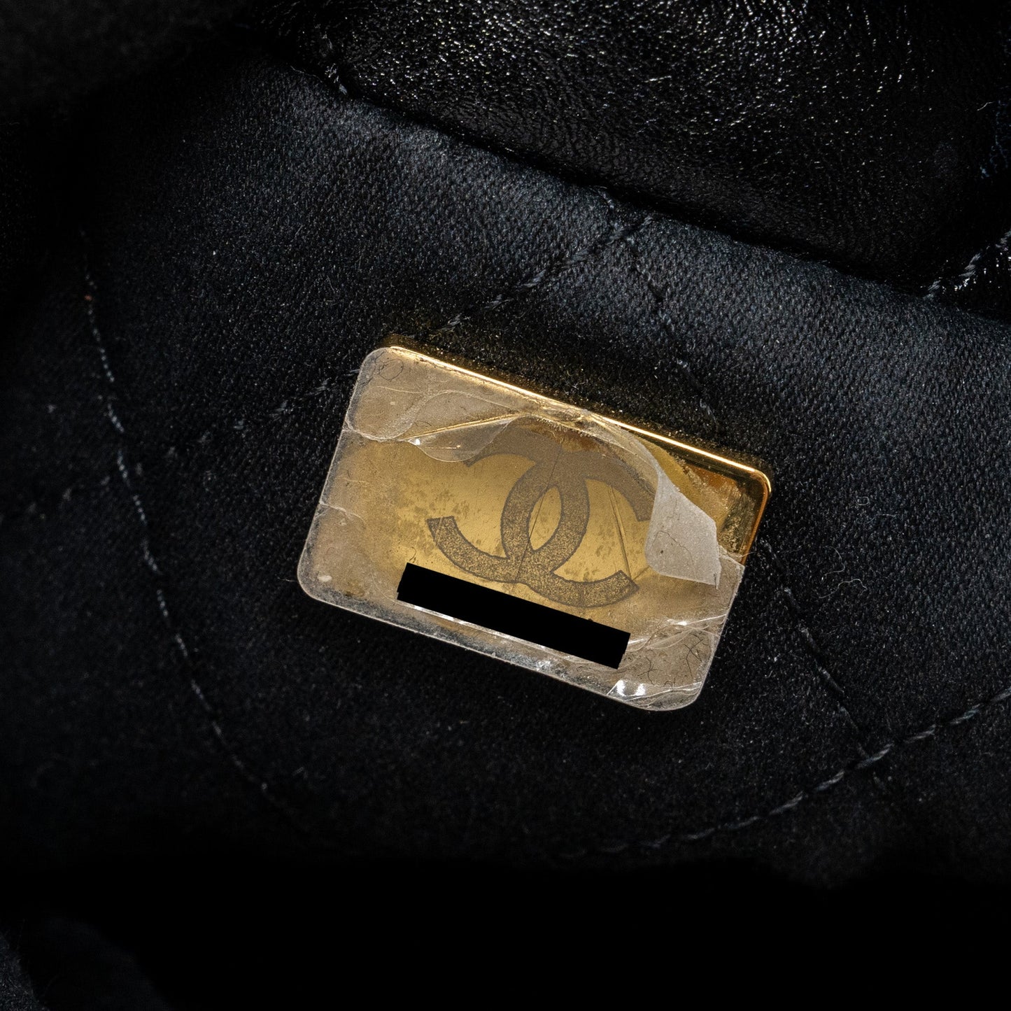 Chanel 23s Mini 22 Bag With Pearl Shiny Calfskin (Microchip)