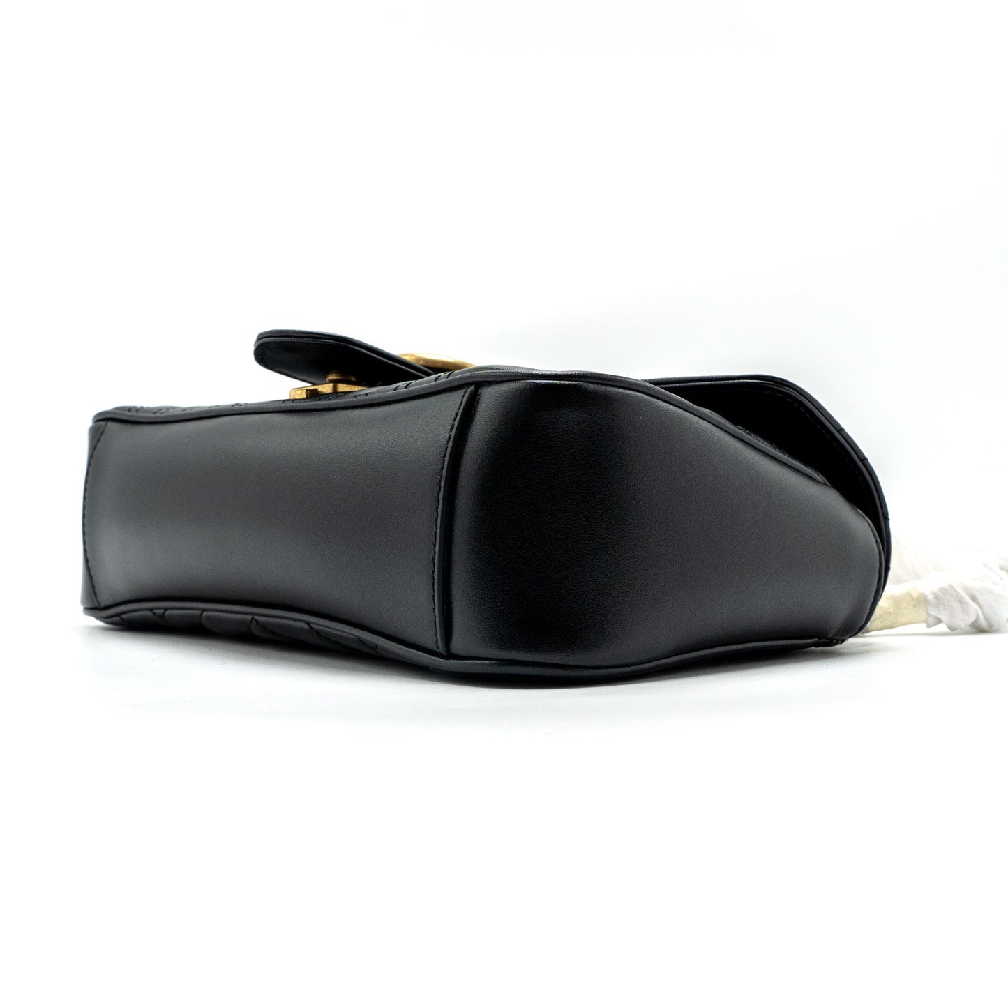 Gucci small marmont bag calfskin black