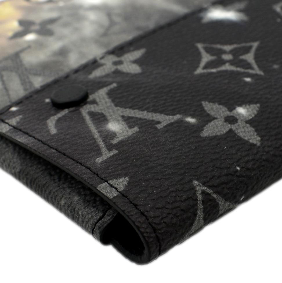LOUIS VUITTON Galaxy Pochette Monogram Canvas Pouch Grey