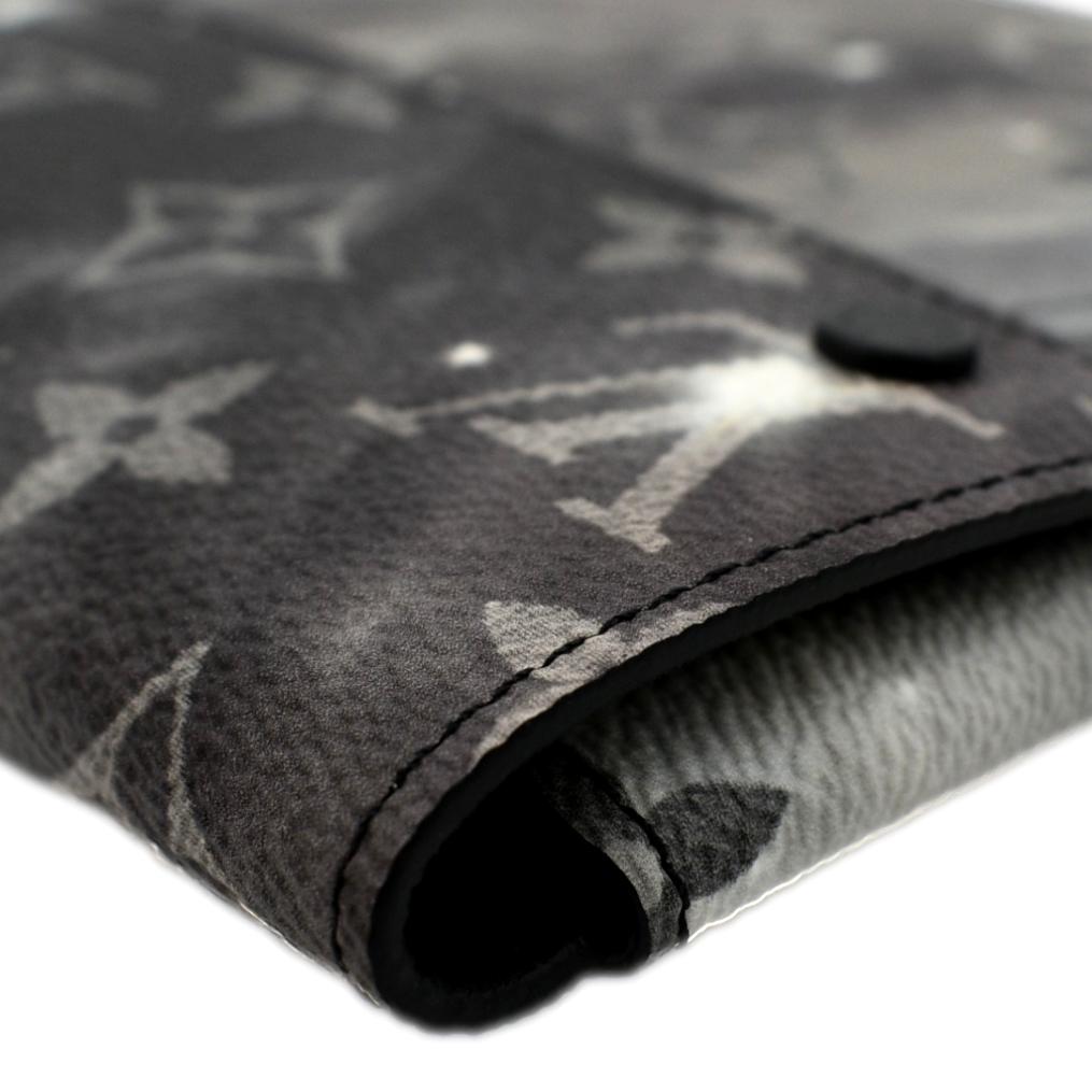 LOUIS VUITTON Galaxy Pochette Monogram Canvas Pouch Grey