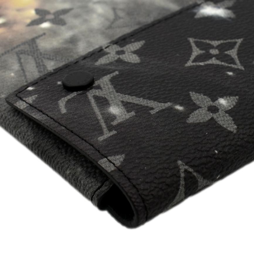 LOUIS VUITTON Galaxy Pochette Monogram Canvas Pouch Grey