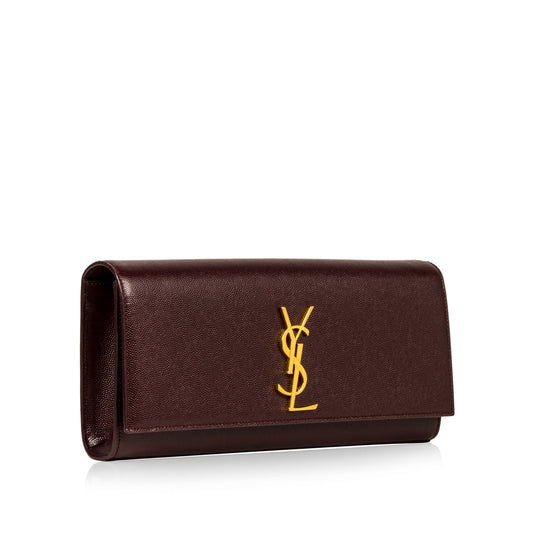 Saint Laurent Purple Monogram Clutch