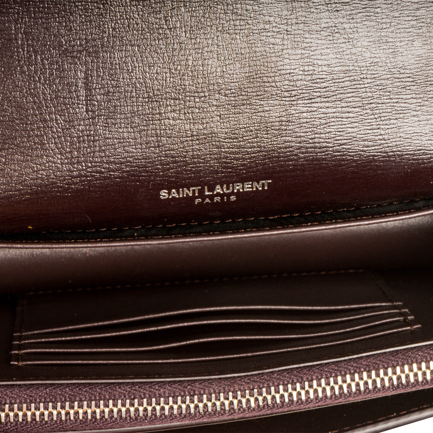 Saint Laurent Mini Sunset Bag - Purple