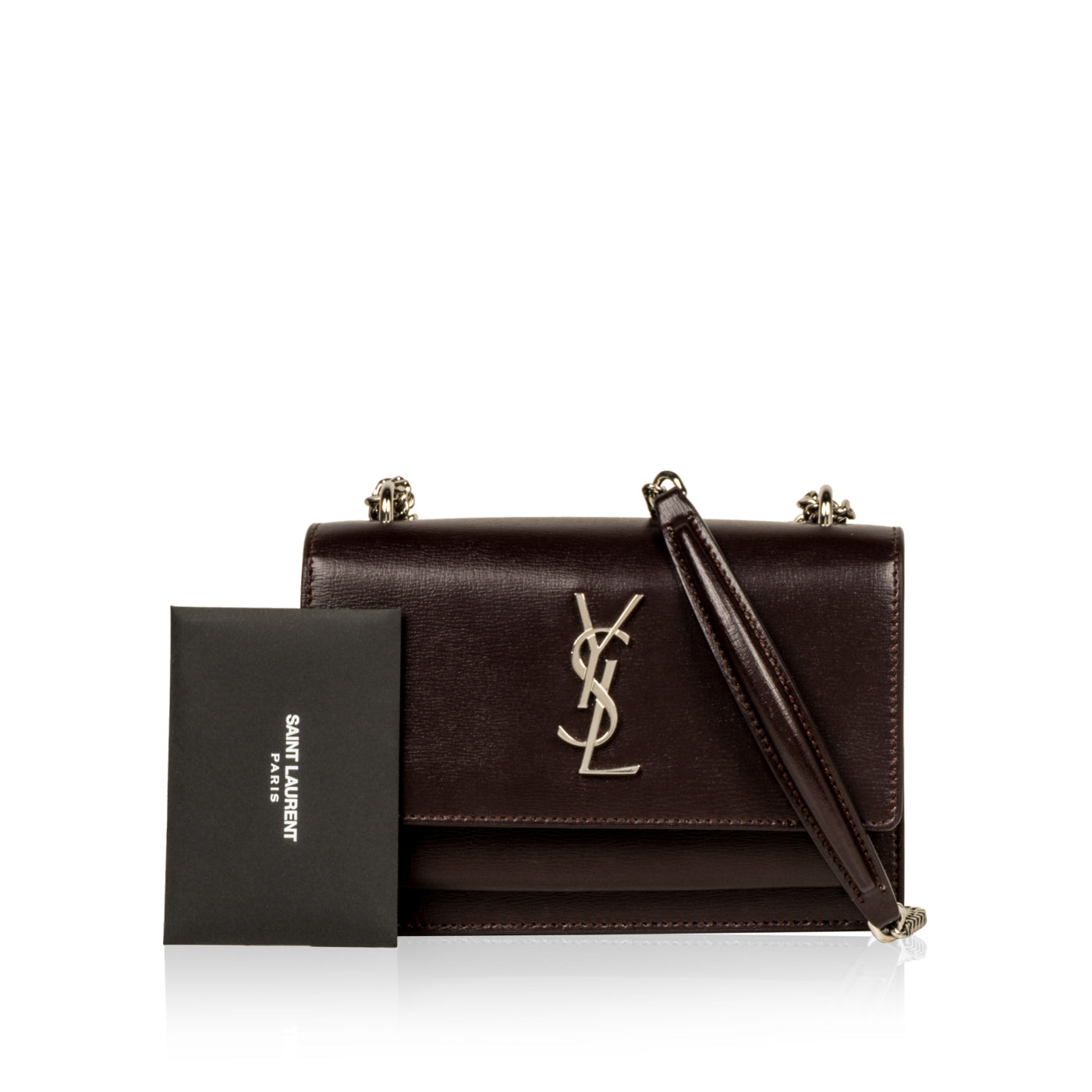 Saint Laurent Mini Sunset Bag - Purple