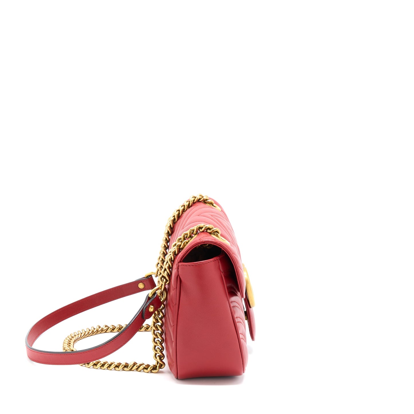 Gucci Small GG Marmont Bag Red