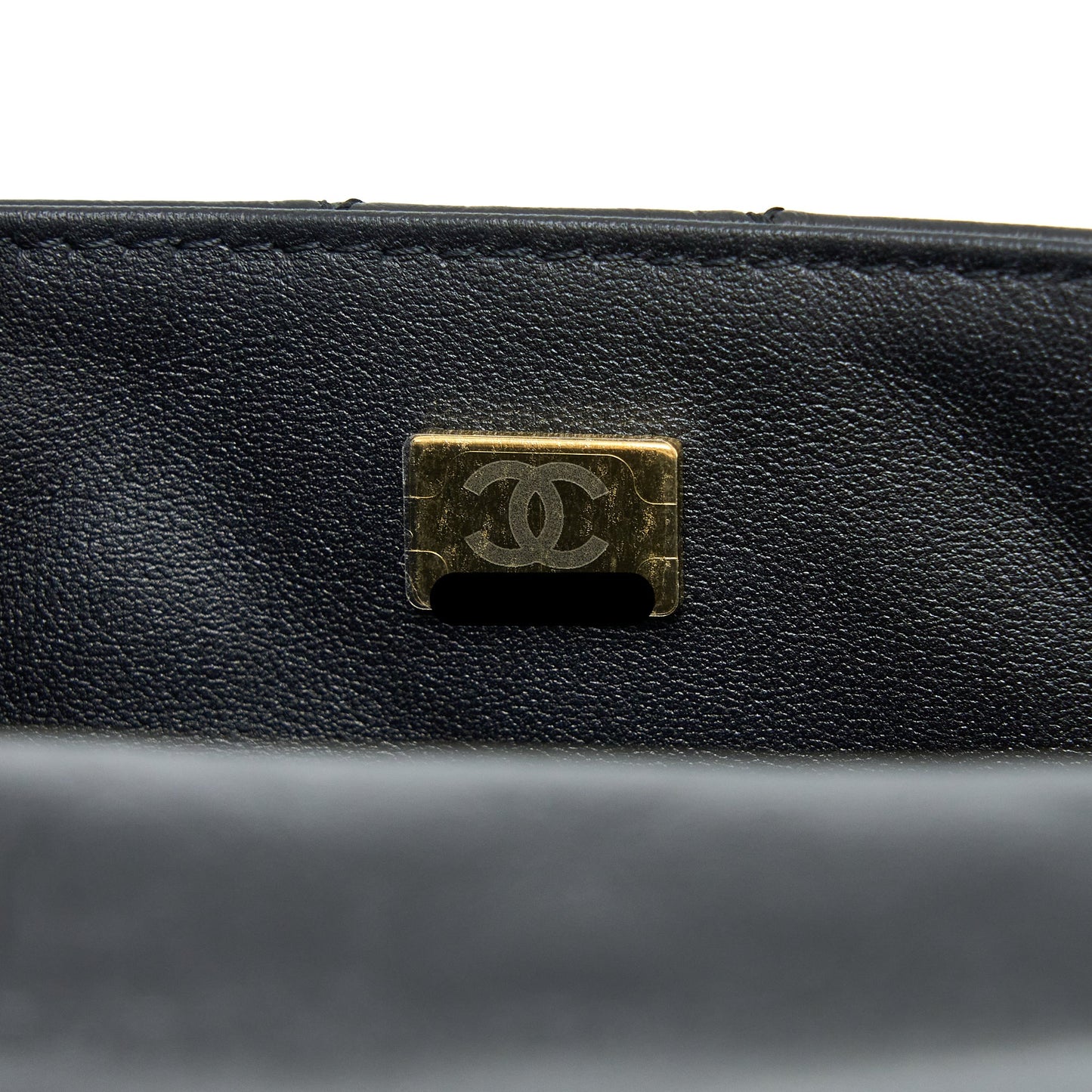 Chanel Mini Reissue 2.55 Flap Bag Aged Calfskin Black Brushed (Microchip)