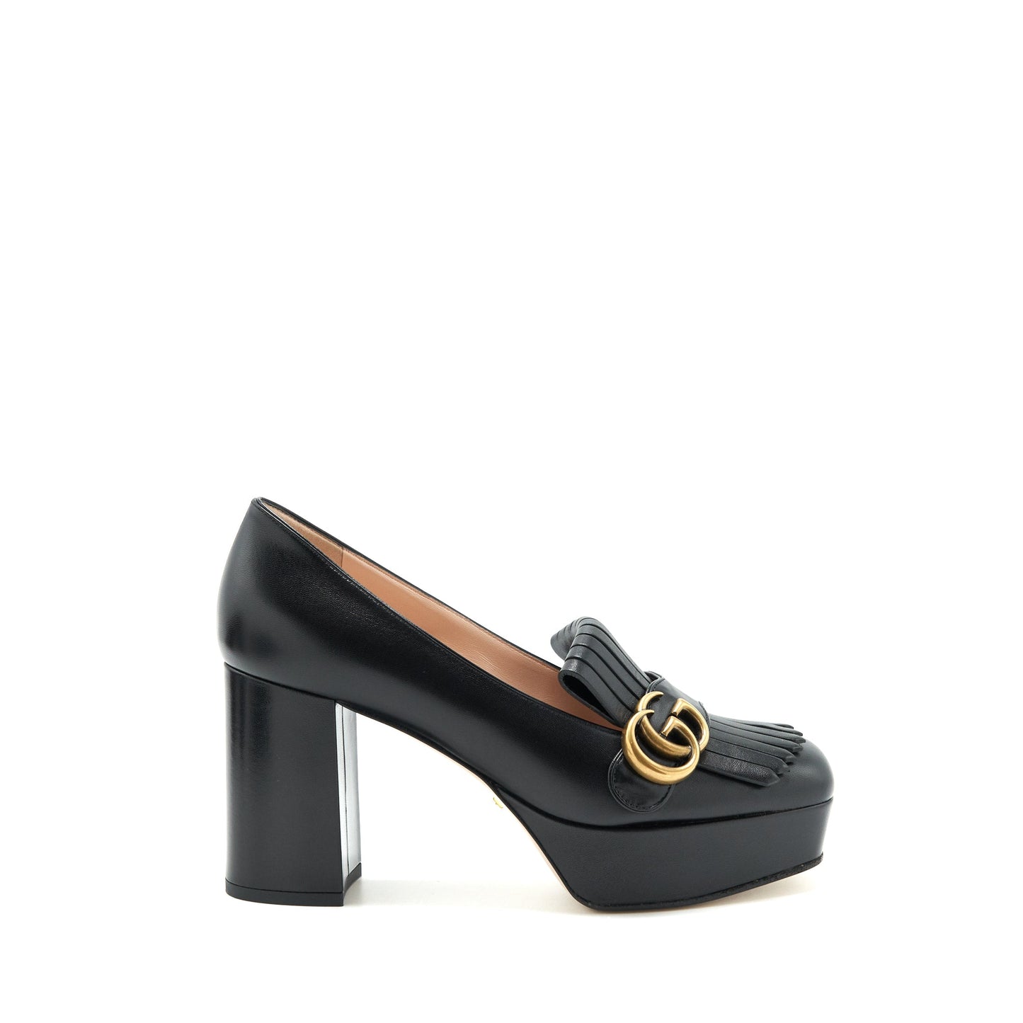 Gucci Size 38.5 GG High-Heel pump Shoes