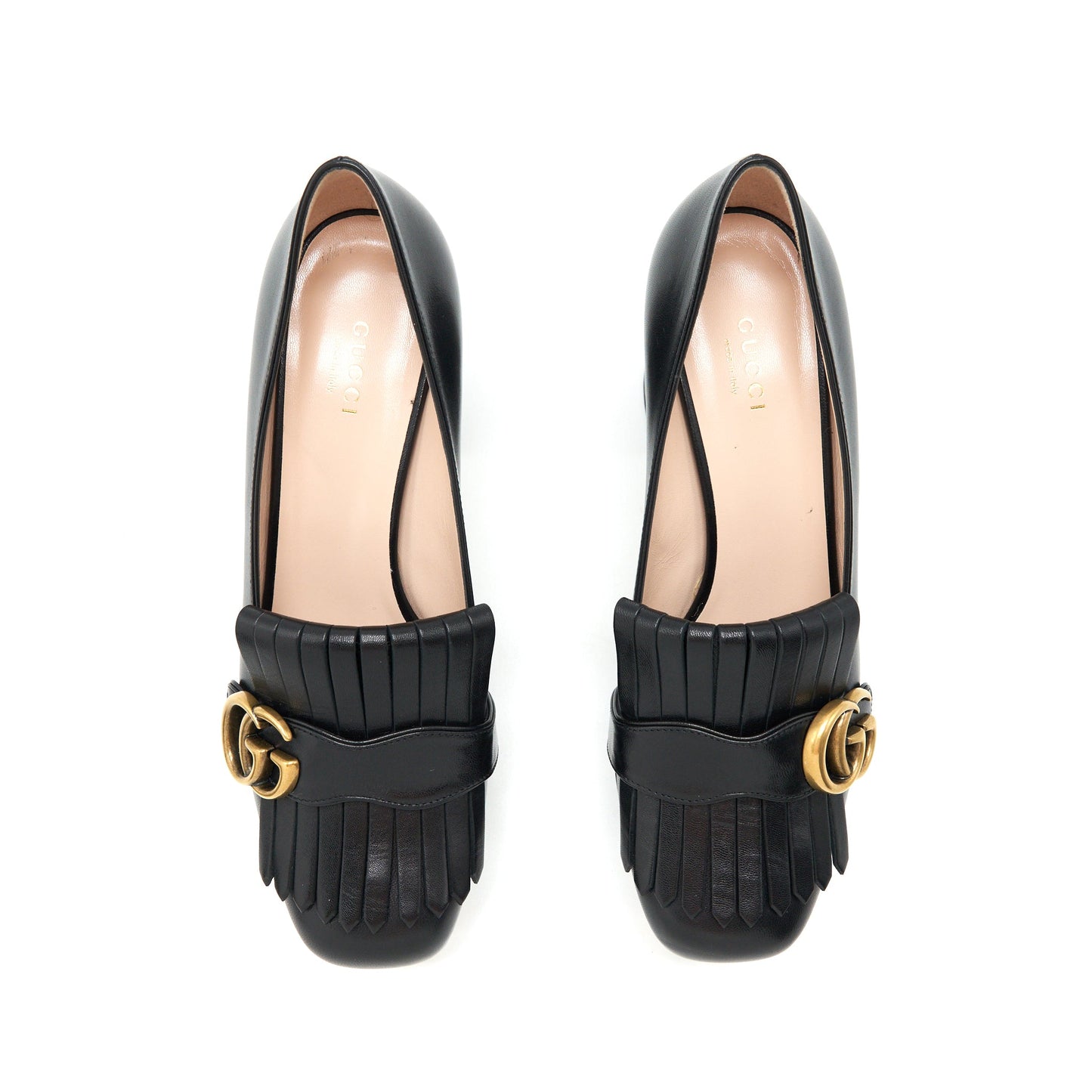 Gucci Size 38.5 GG High-Heel pump Shoes