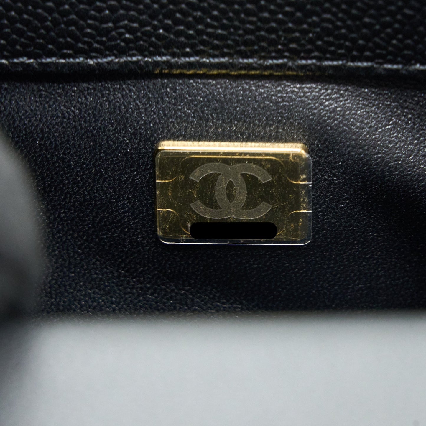 Chanel 23P Coco Love Flap Bag Caviar Black (Microchip)