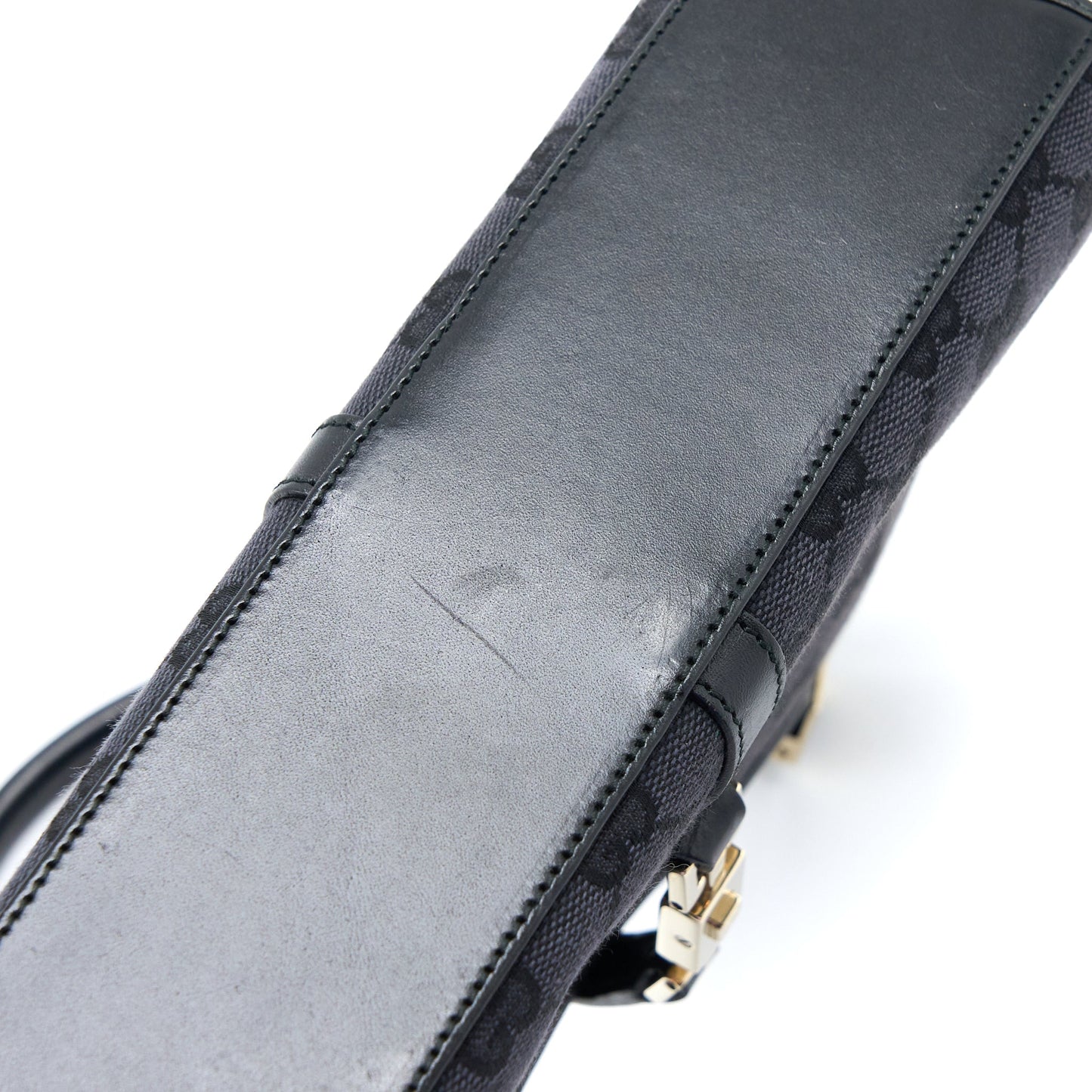 Gucci Vintage Jackie Bag GG Printed Canvas Black