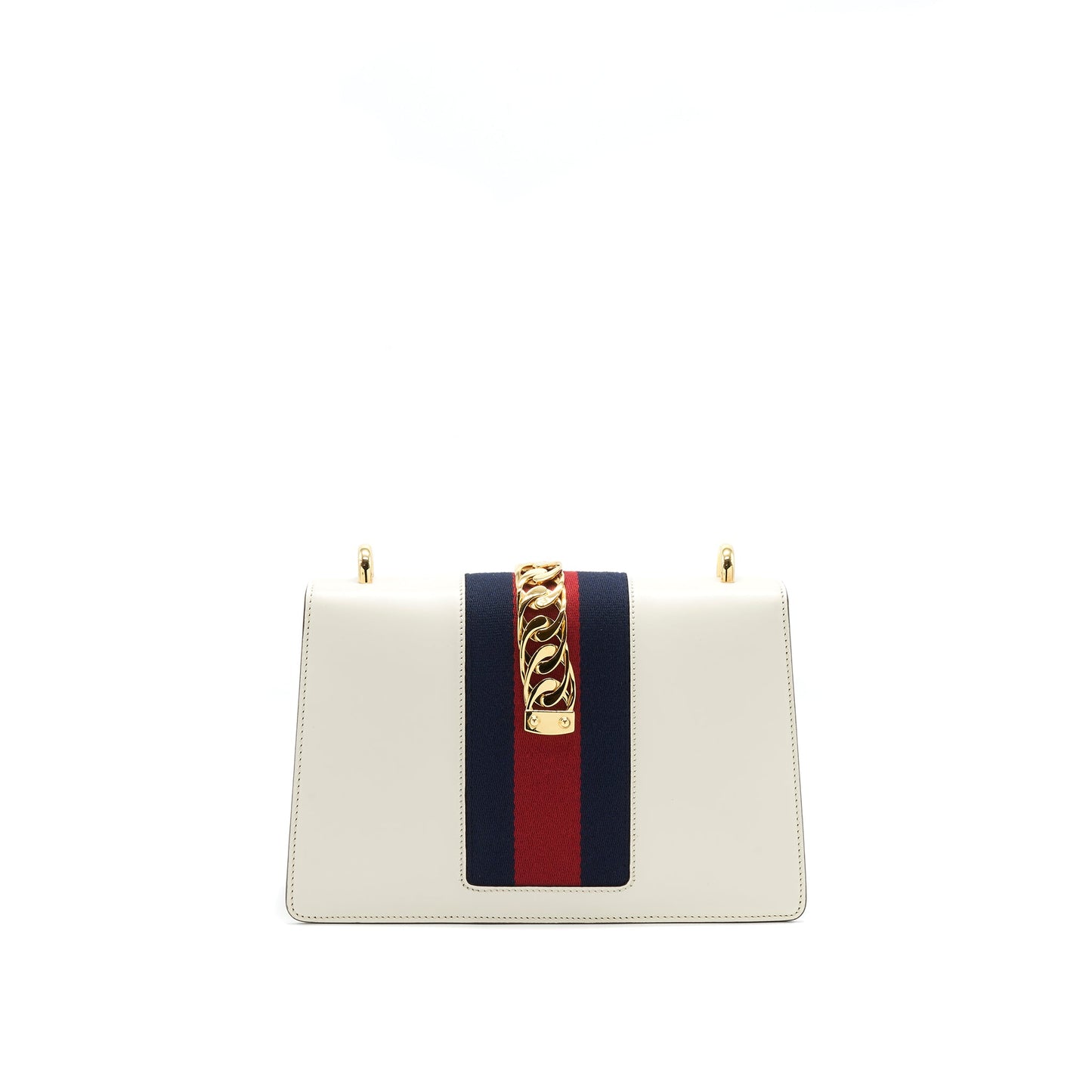 GUCCI SMALL SYLVIE BAG IN WHITE