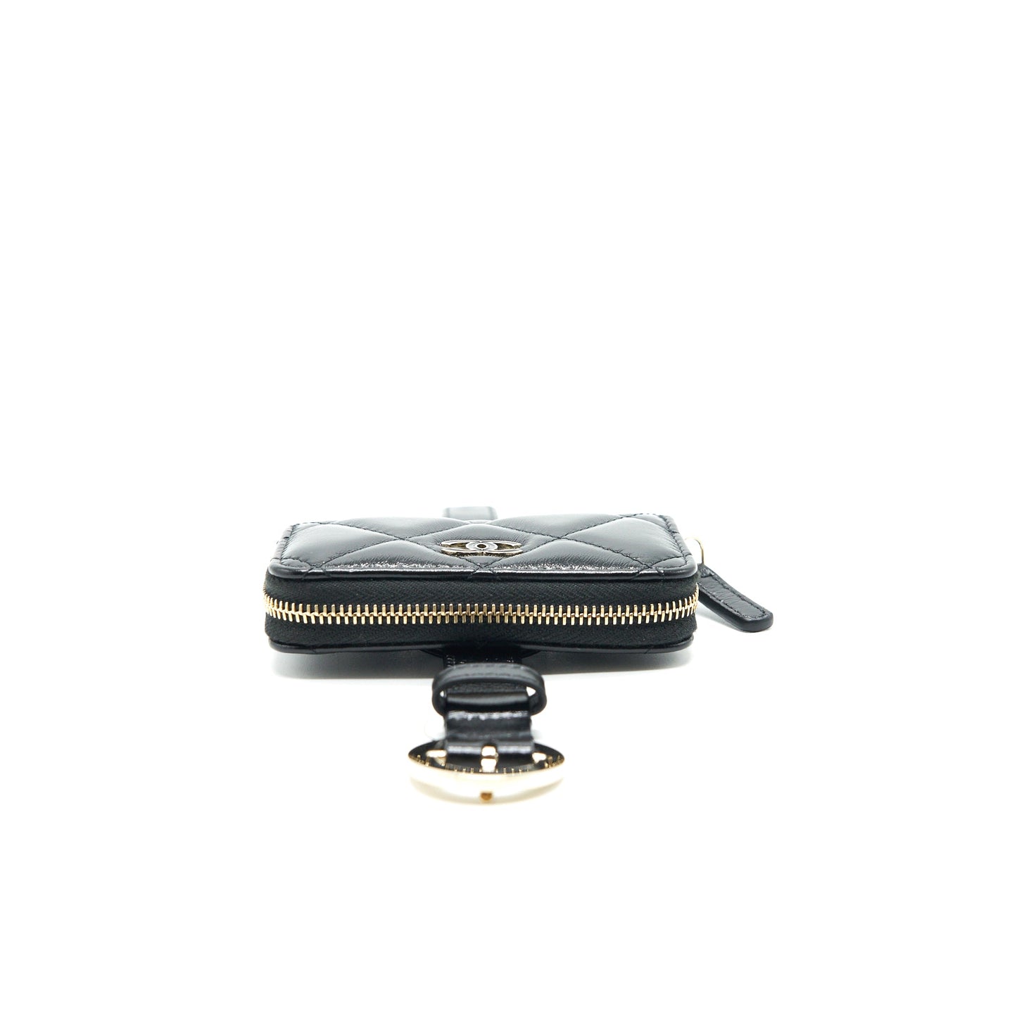 Chanel Zipped Coin Purse Bracelets in Shiny Lambskin