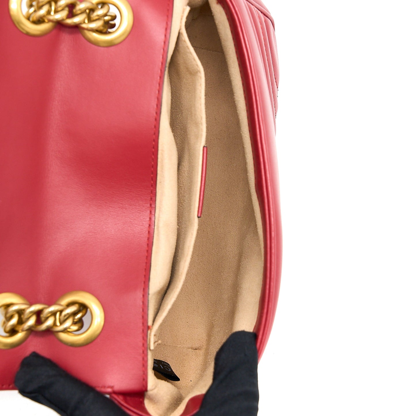 Gucci Mini Marmont Calfskin Red