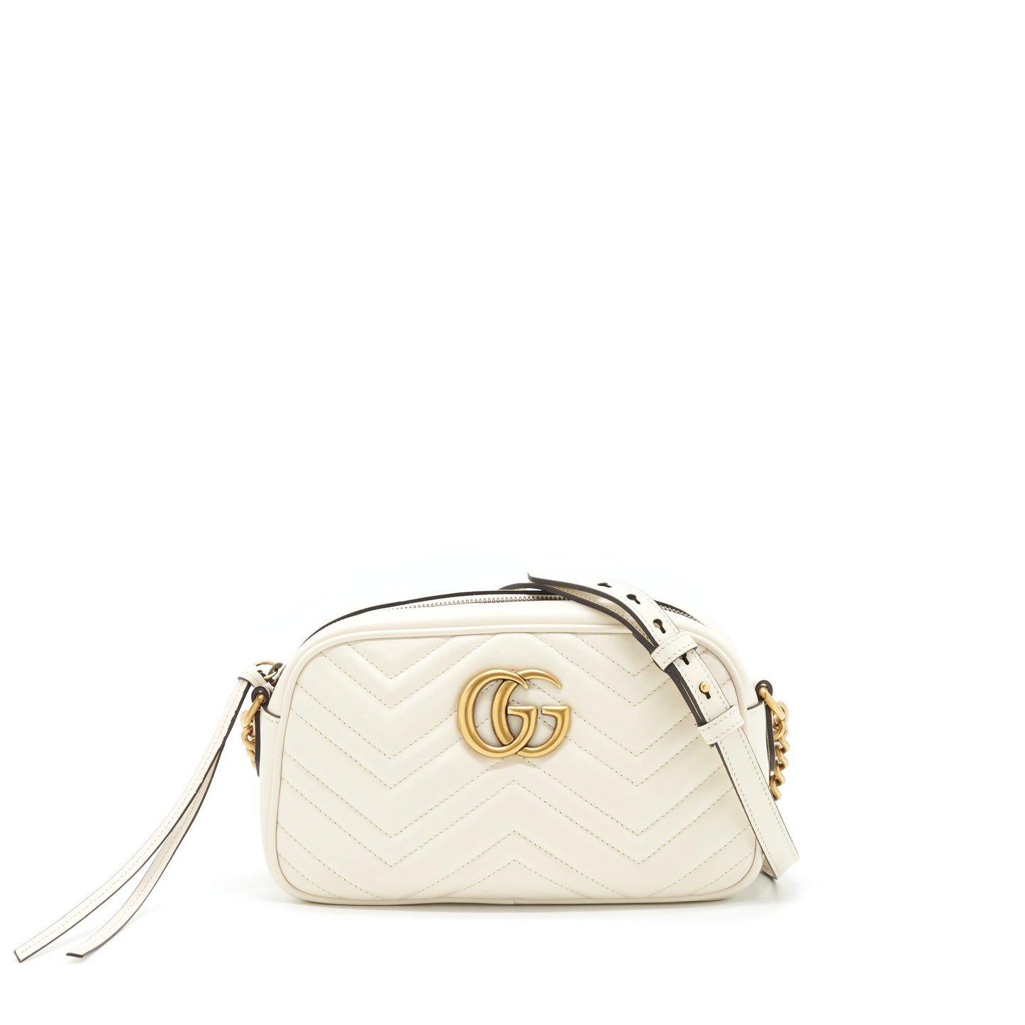 Gucci Marmont Camera Bag White