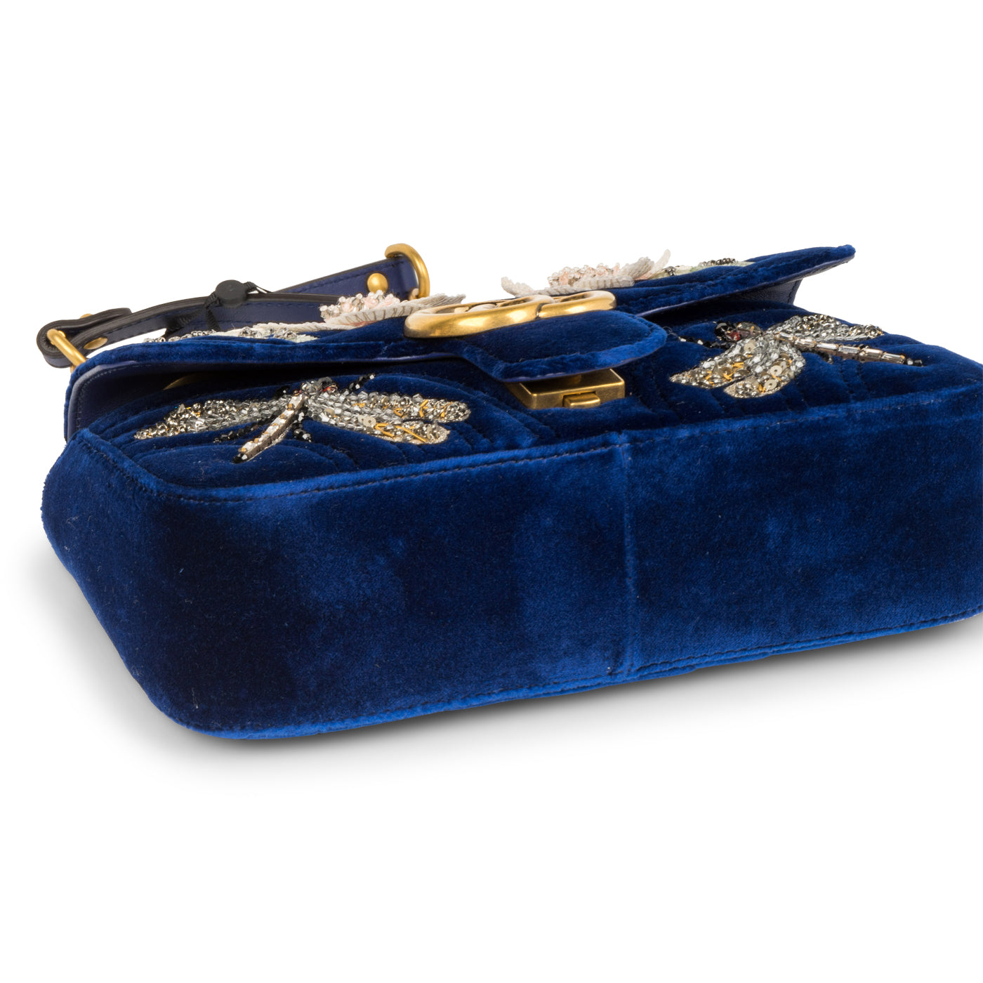 Gucci GG Marmont Velvet Sequin Mini Handbag