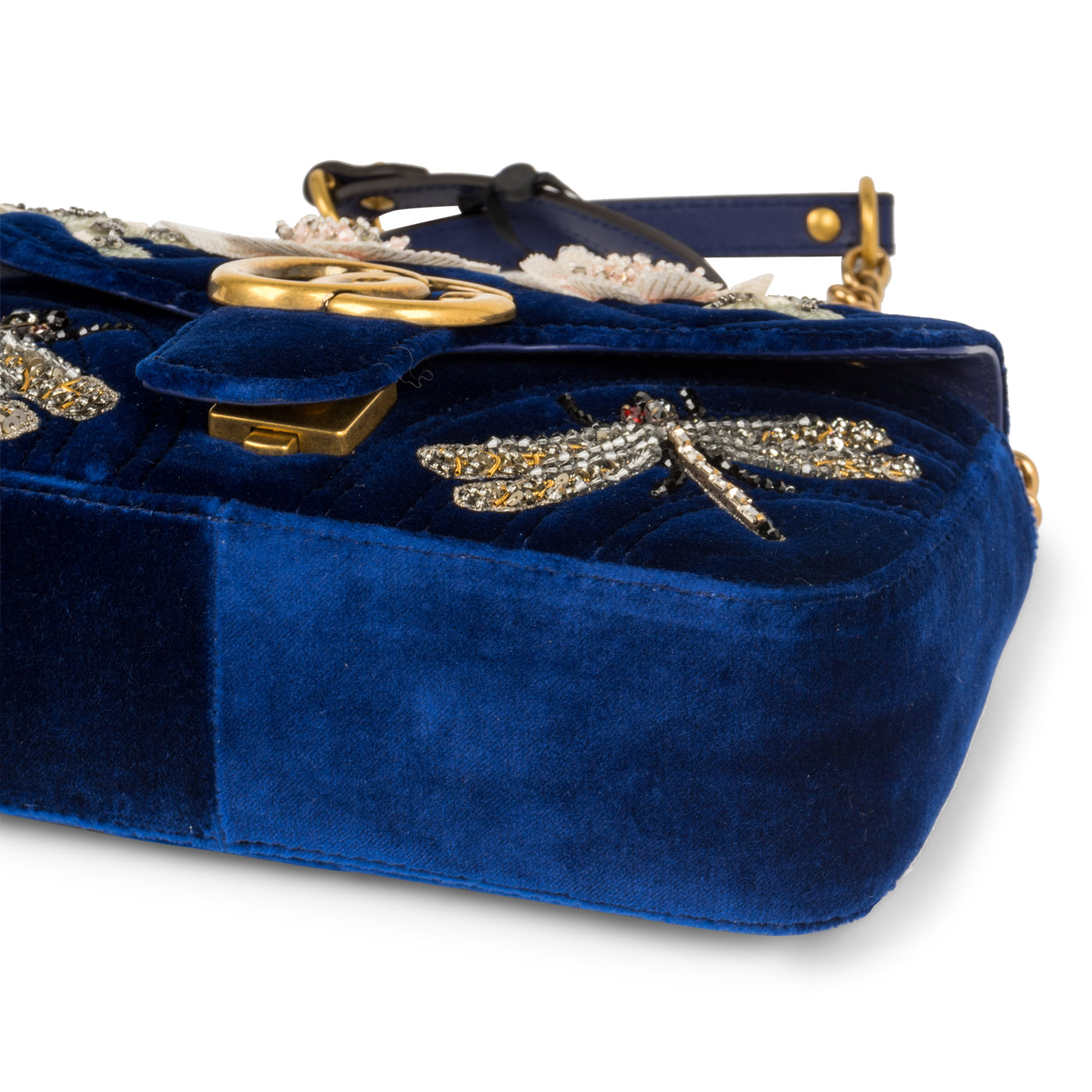 Gucci GG Marmont Velvet Sequin Mini Handbag