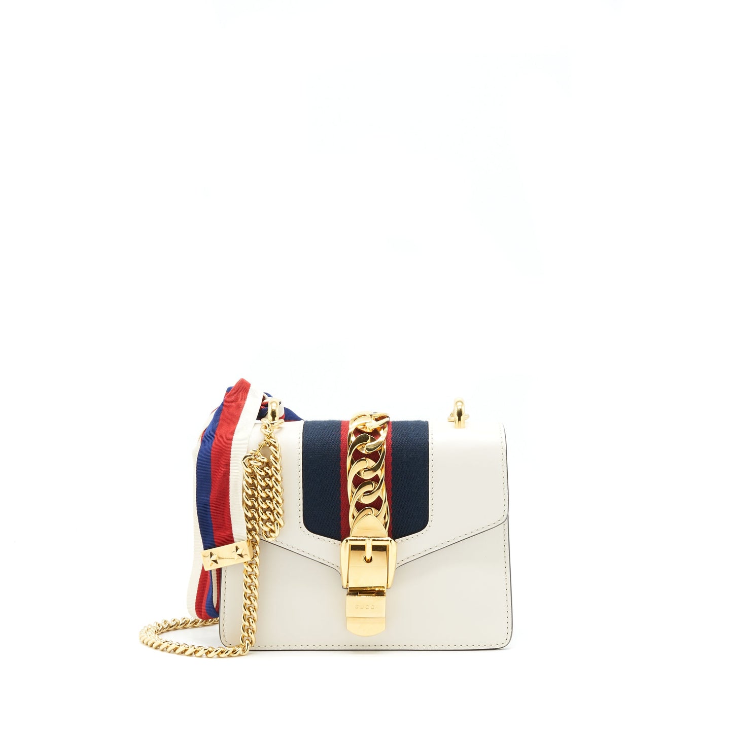 Gucci Mini sylvie chain Bag White