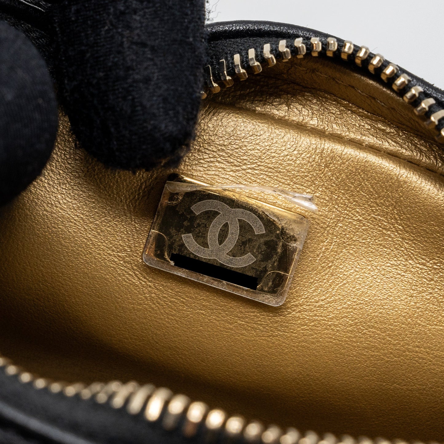 Chanel pearl crush camera bag lambskin black (microchip)