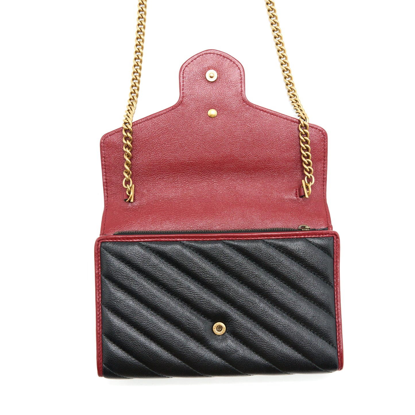 Gucci GG Marmont Wallet On Chain Black