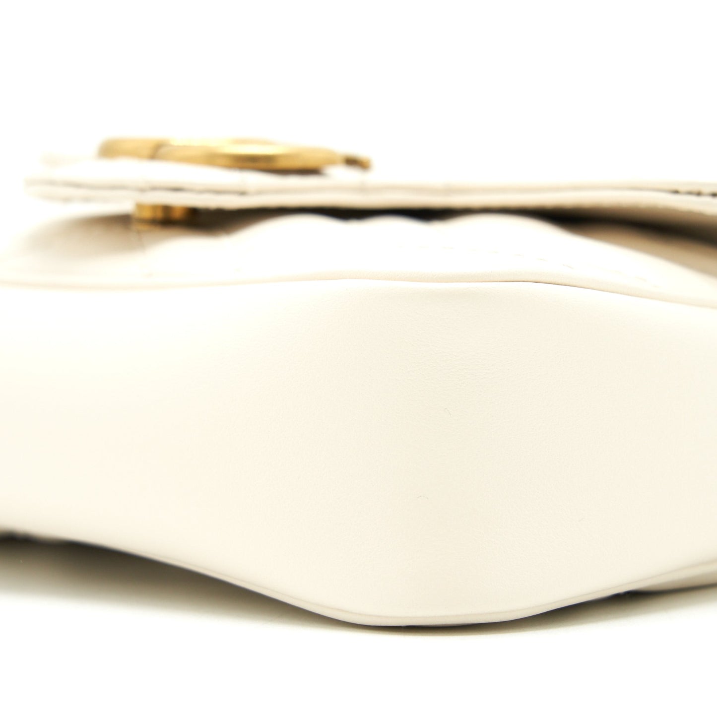 Gucci GG marmont super mini Bag White