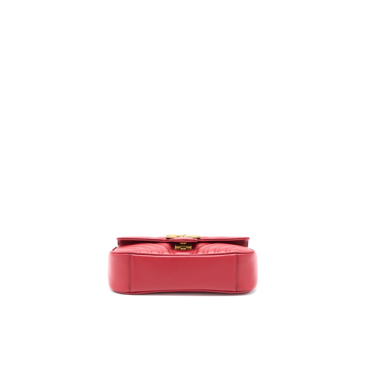 Gucci Mini GG Marmont Bag Calfskin Red Brushed