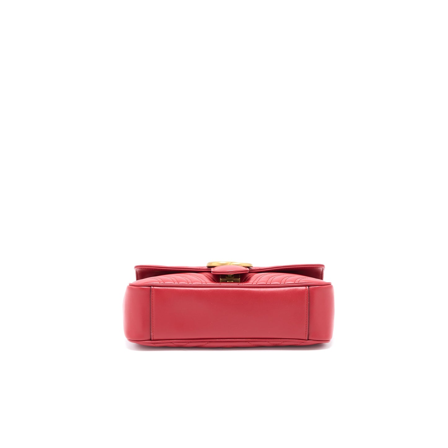 Gucci Small GG Marmont Bag Calfskin Red Brushed