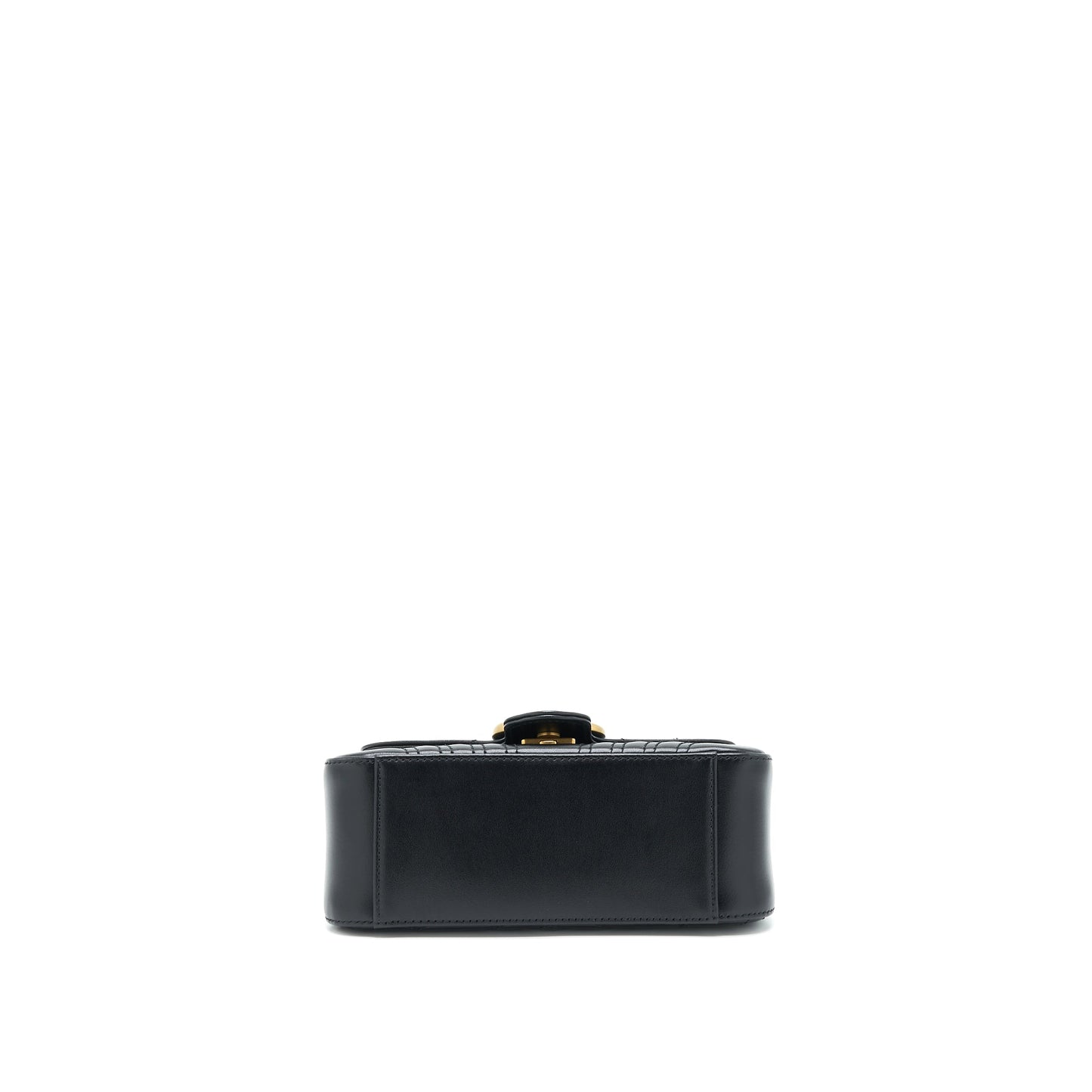 Gucci GG Marmont Mini Top Handle Bag Calfskin Black