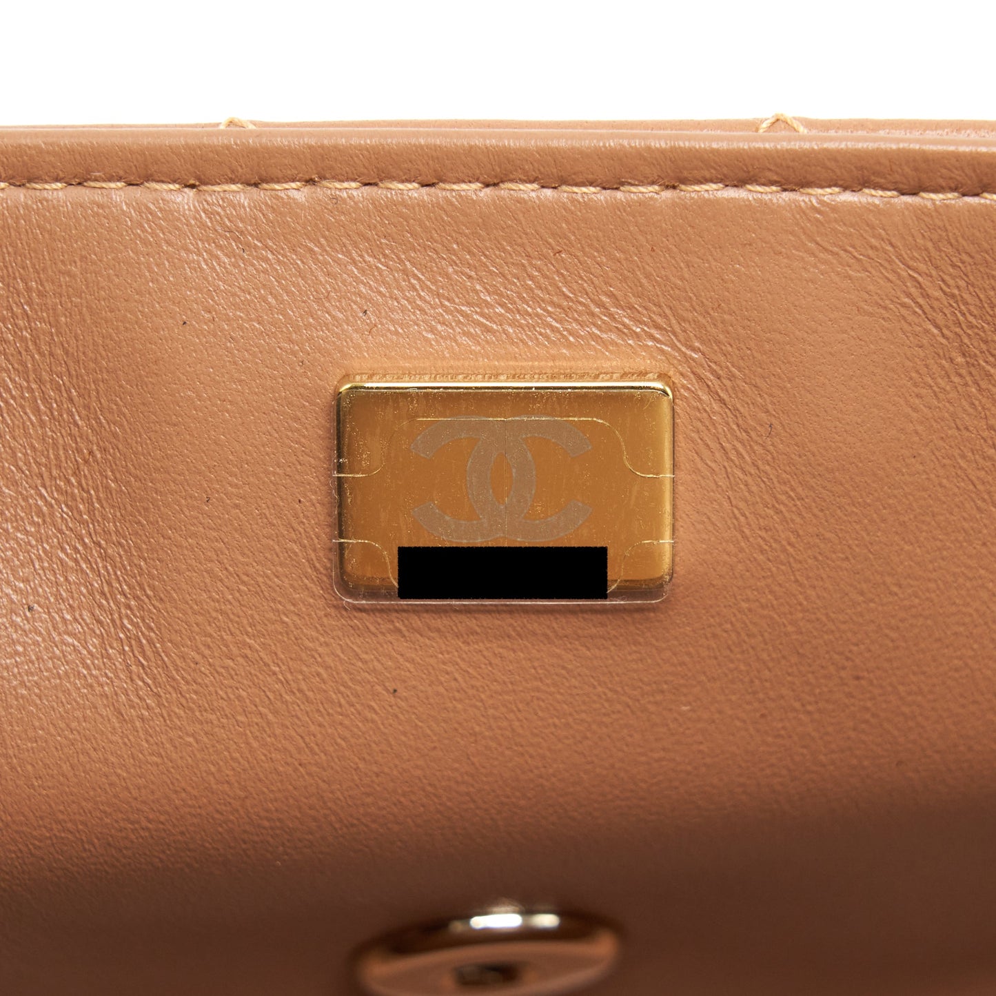Chanel 22s Mini Rectangular Bag Lambskin Caramel L