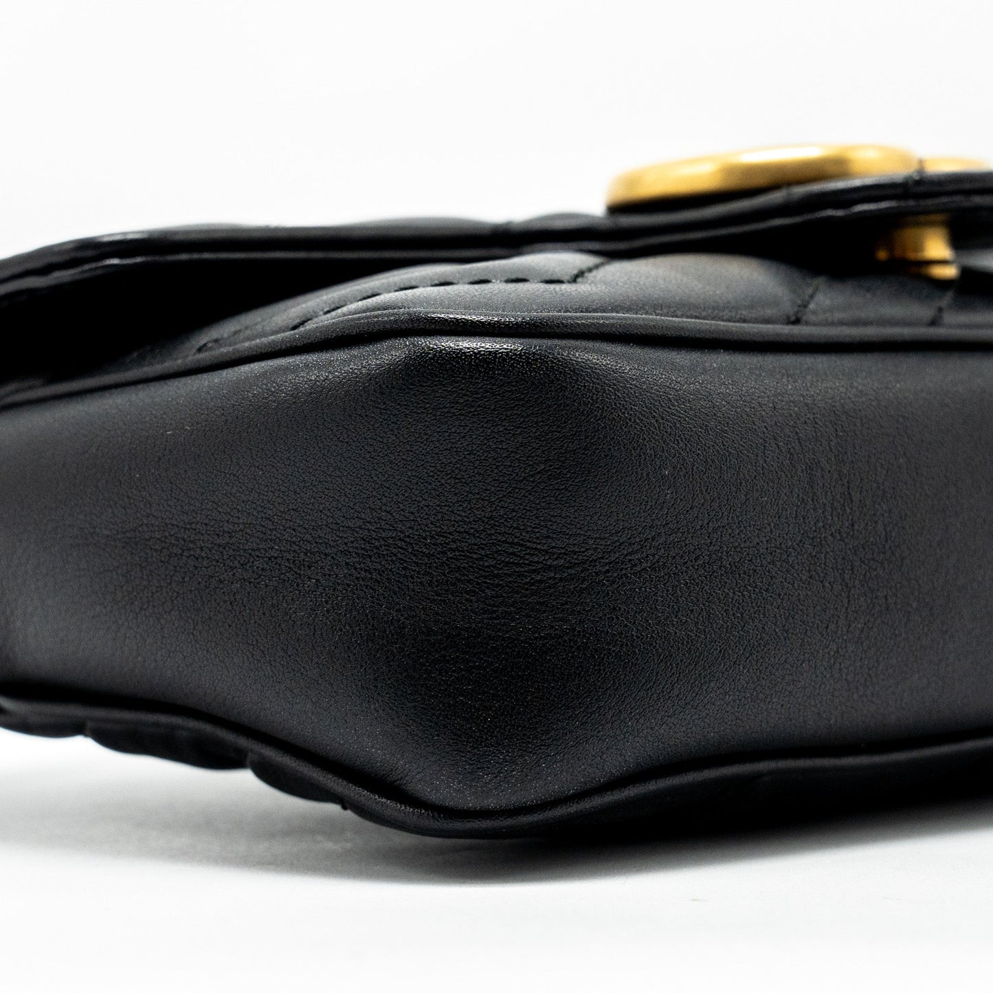 Gucci Super Mini Marmont calfskin black
