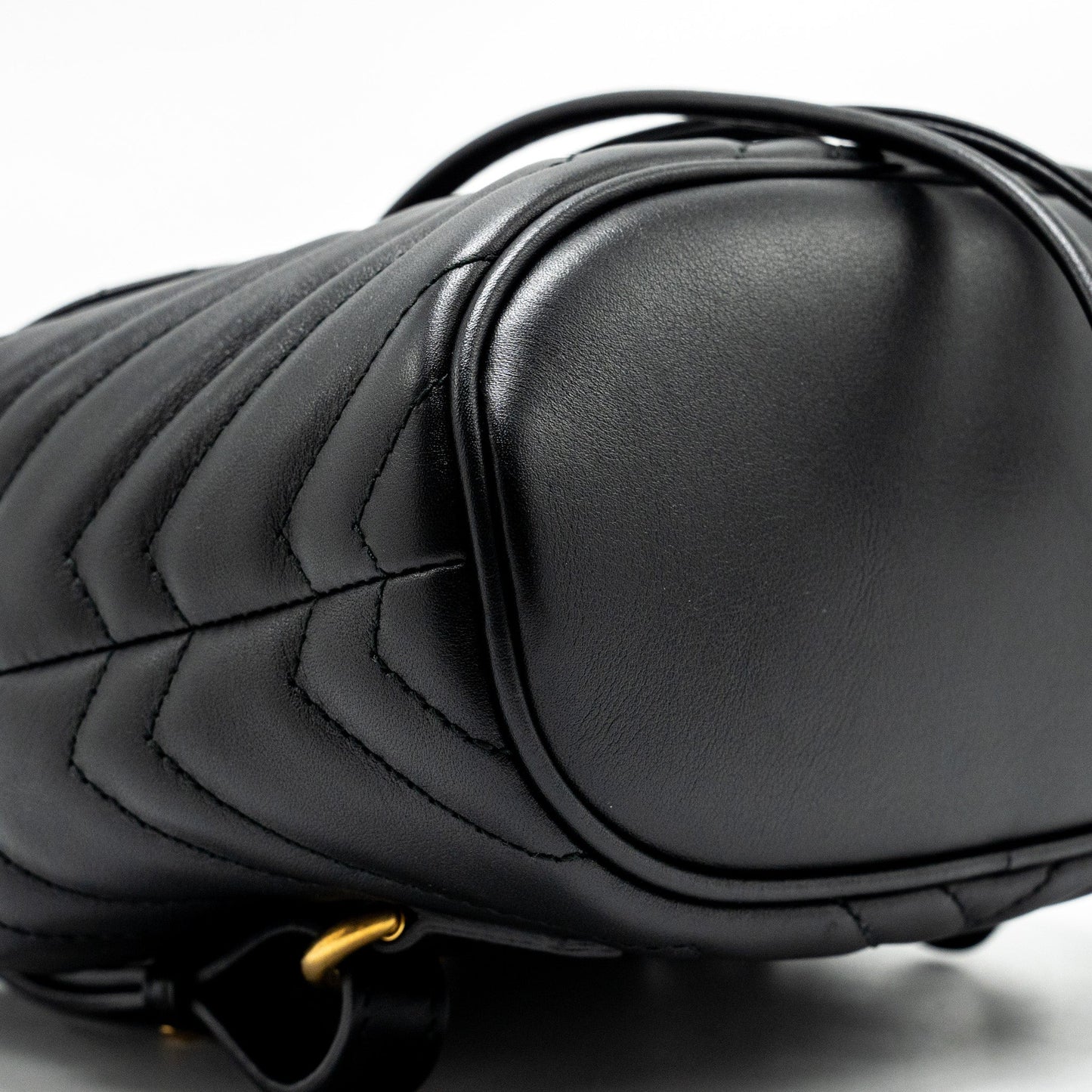 Gucci GG Marmont Backpack Calfskin Black