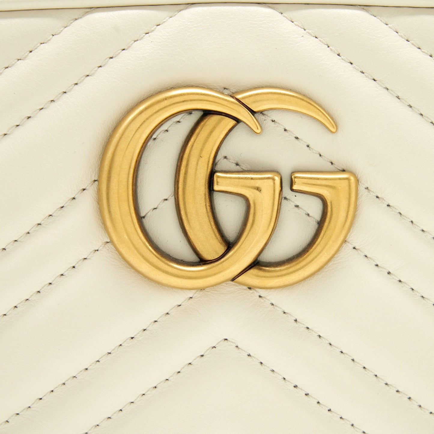 Gucci Marmont Camera Bag White
