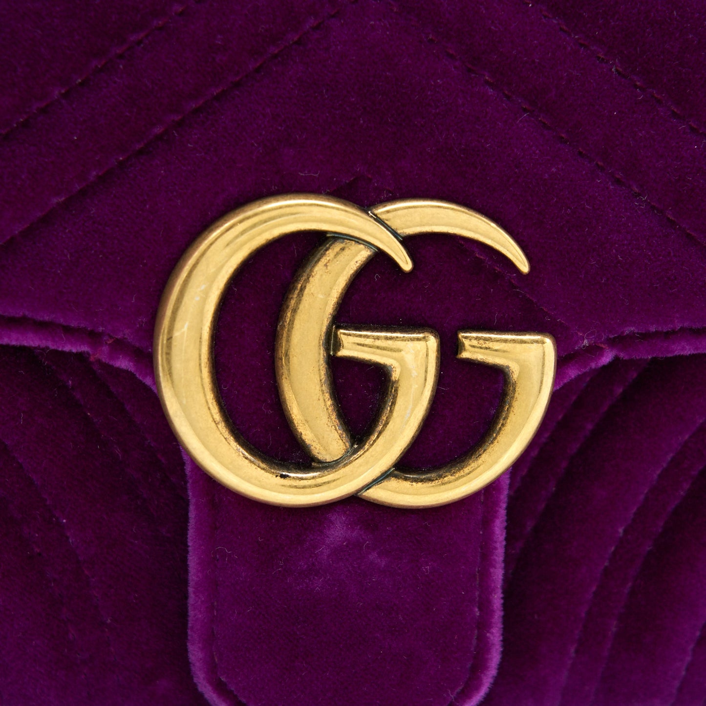 Gucci mini marmont bag Velvet Purple