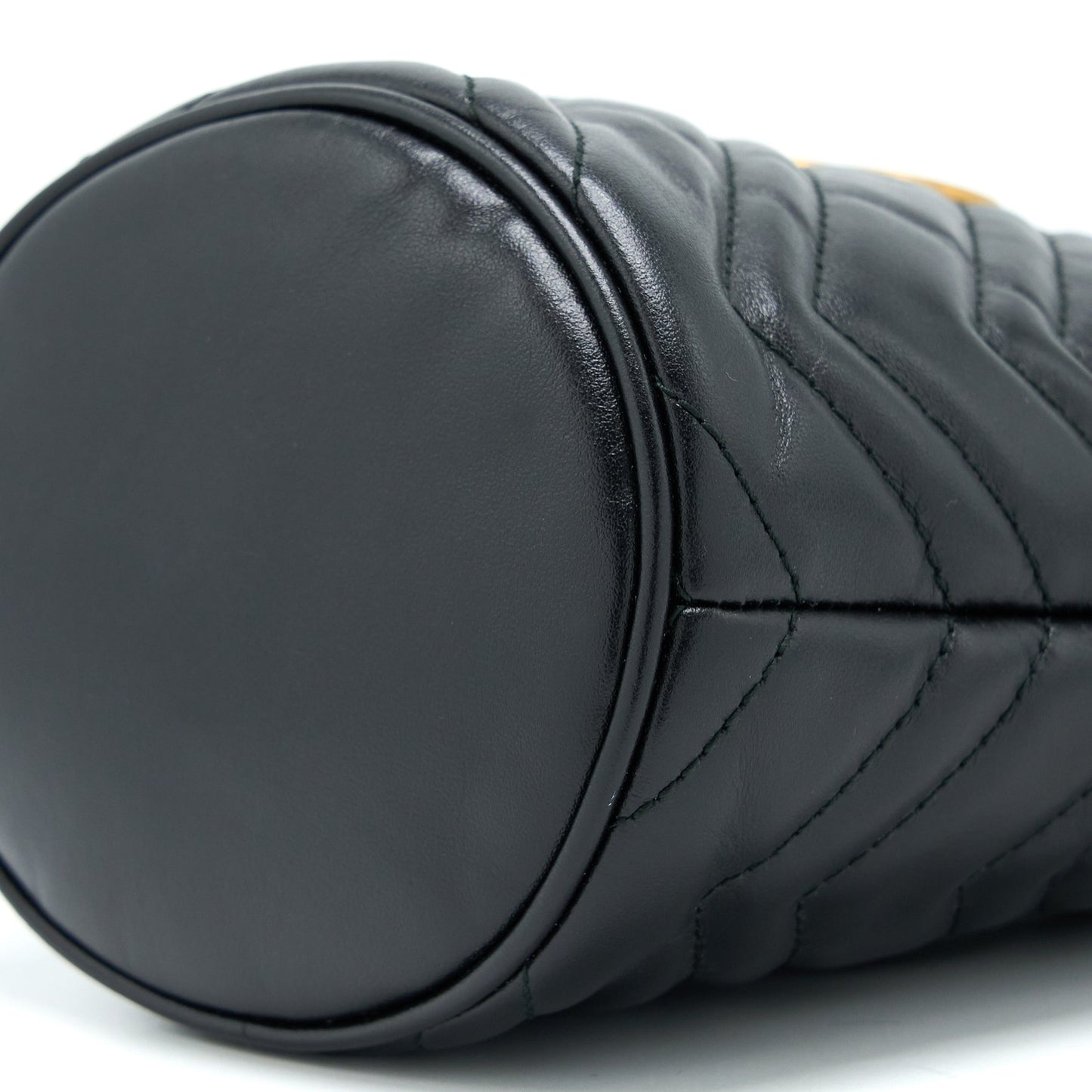 Gucci GG Marmont Mini Bucket Black