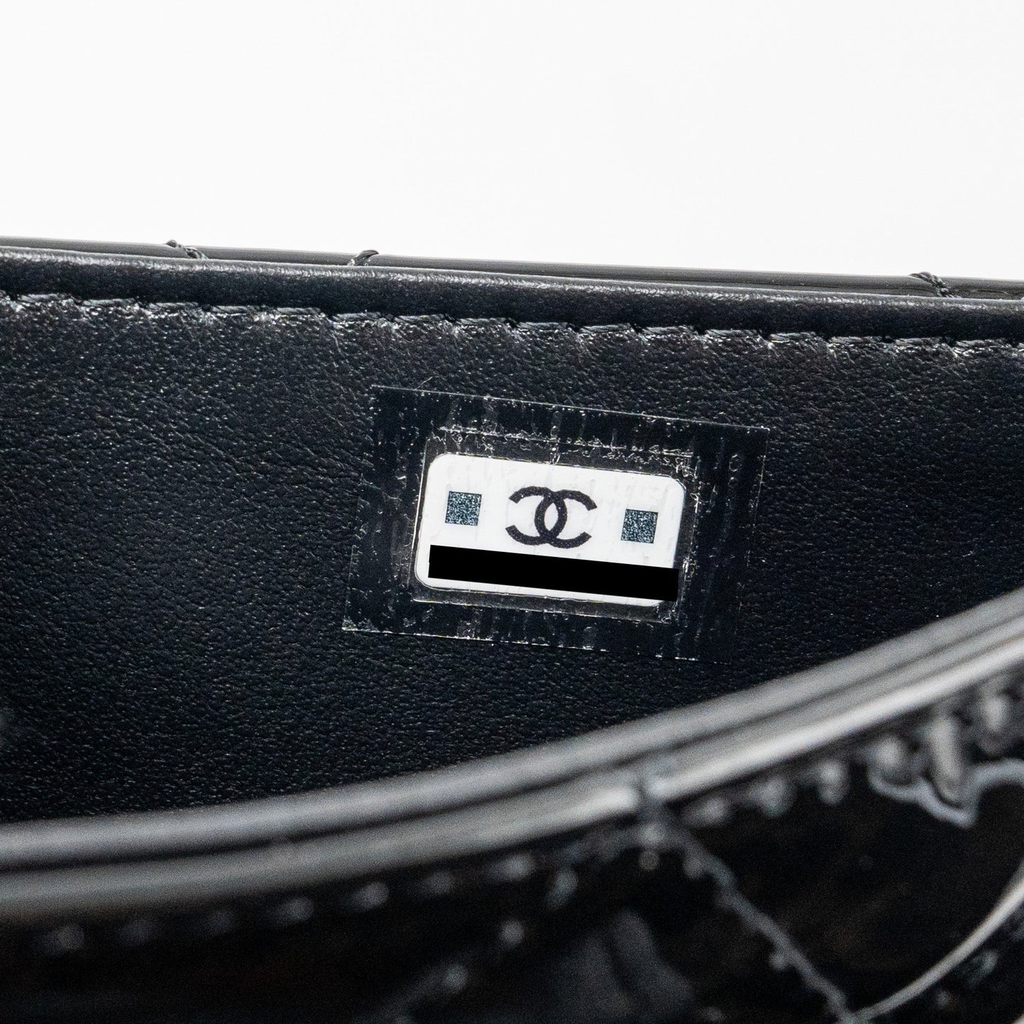 Chanel 23K Hoop Bag Patent leather black (microchip)