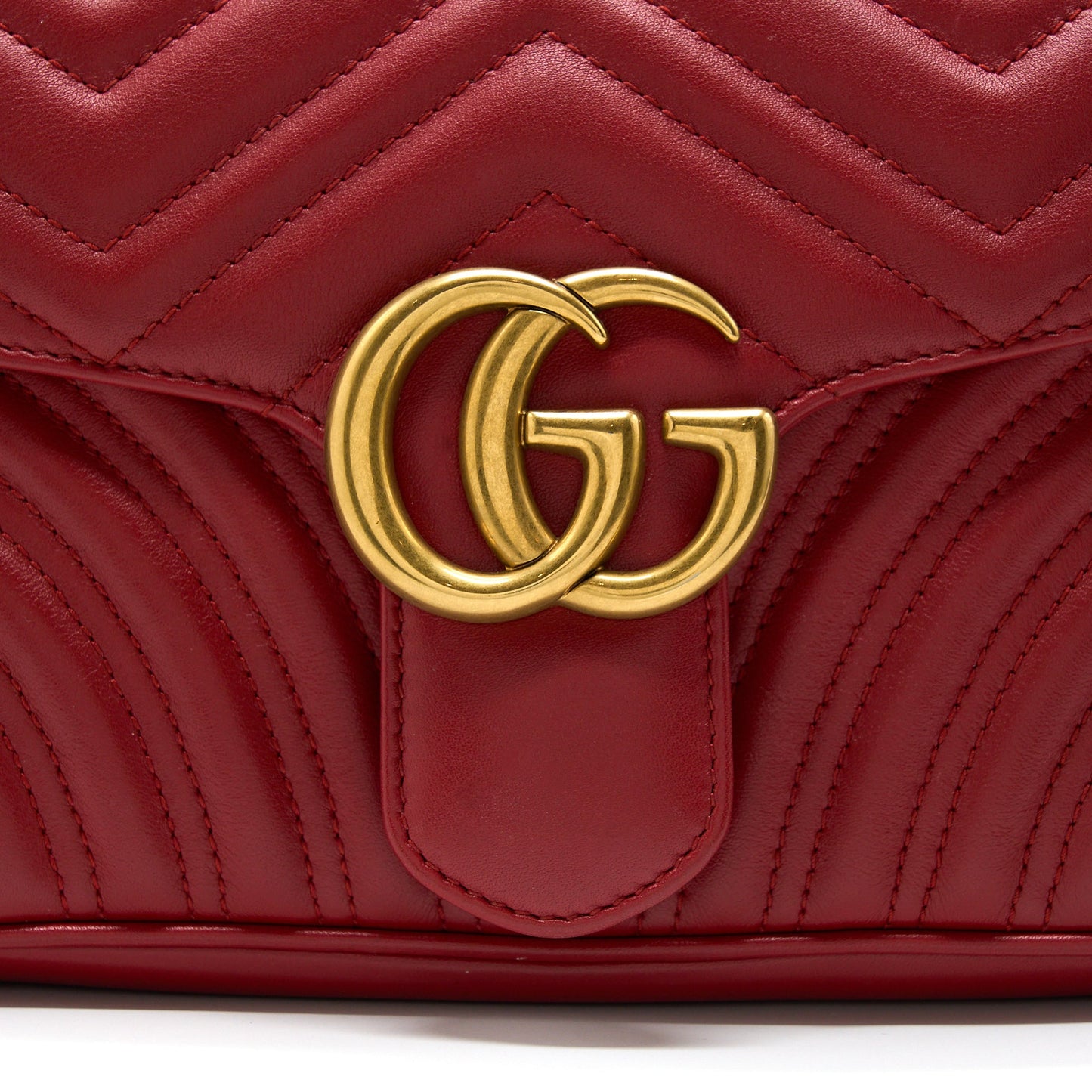 Gucci Small GG Marmont Bag Red