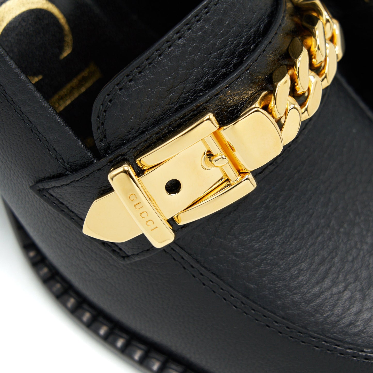 Gucci Sylvia Size36 Mid-Heel Pump Black