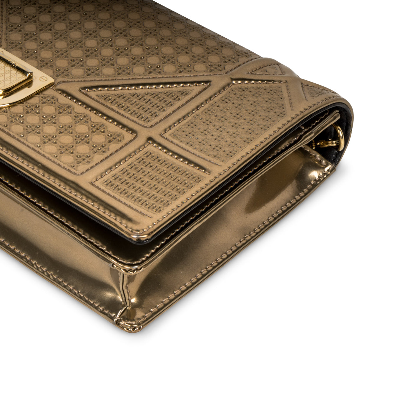 Christian Dior Diorama Woc - Gold Cannage
