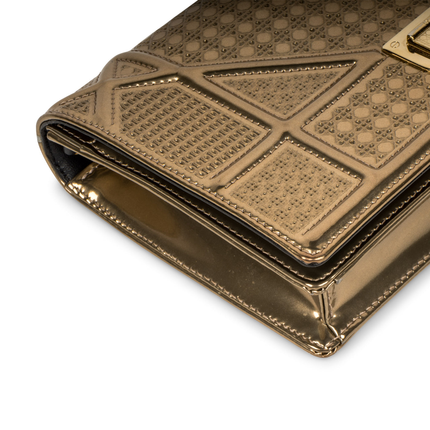 Christian Dior Diorama Woc - Gold Cannage