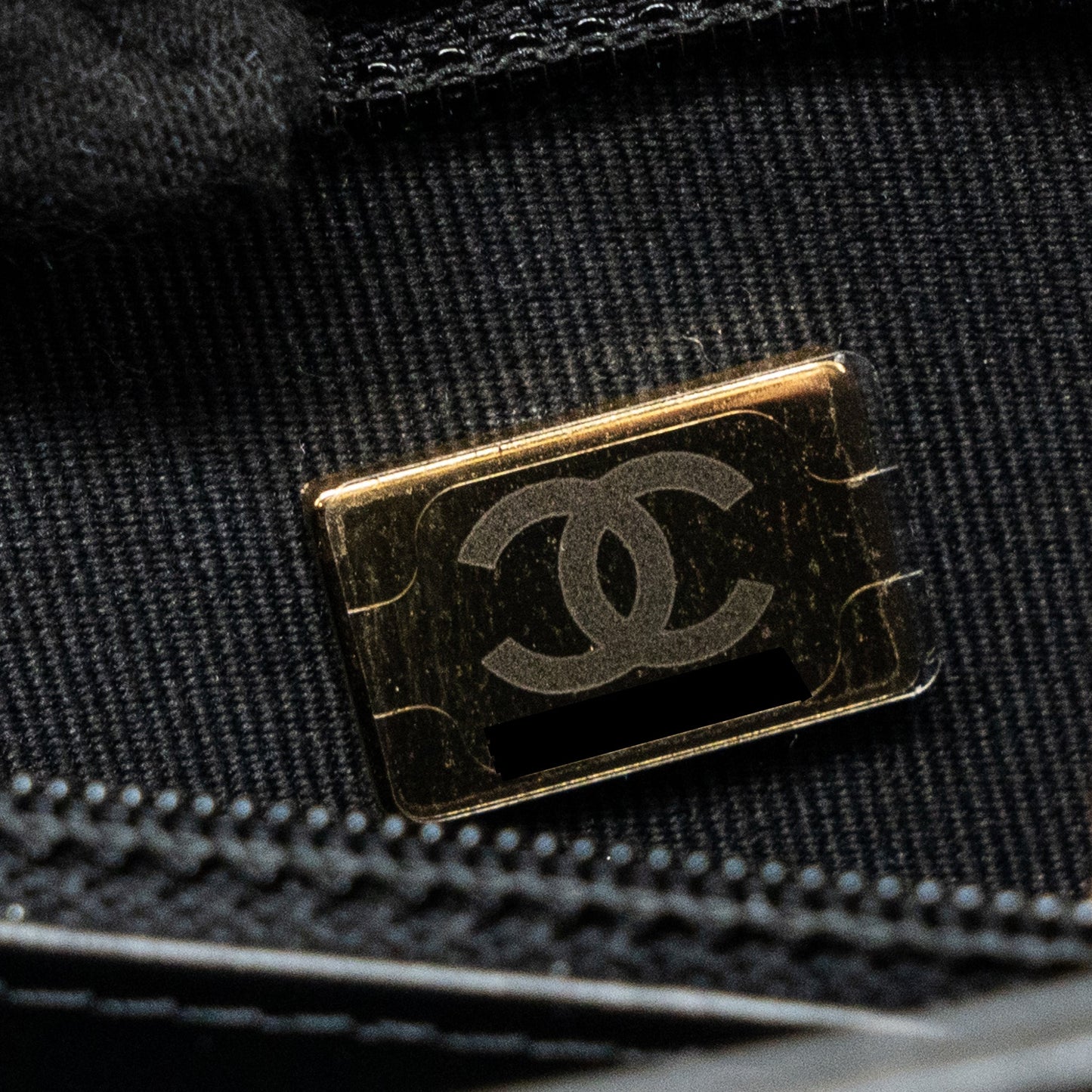 Chanel 23k Mini Shopping Bag Calfskin Black (microchip)