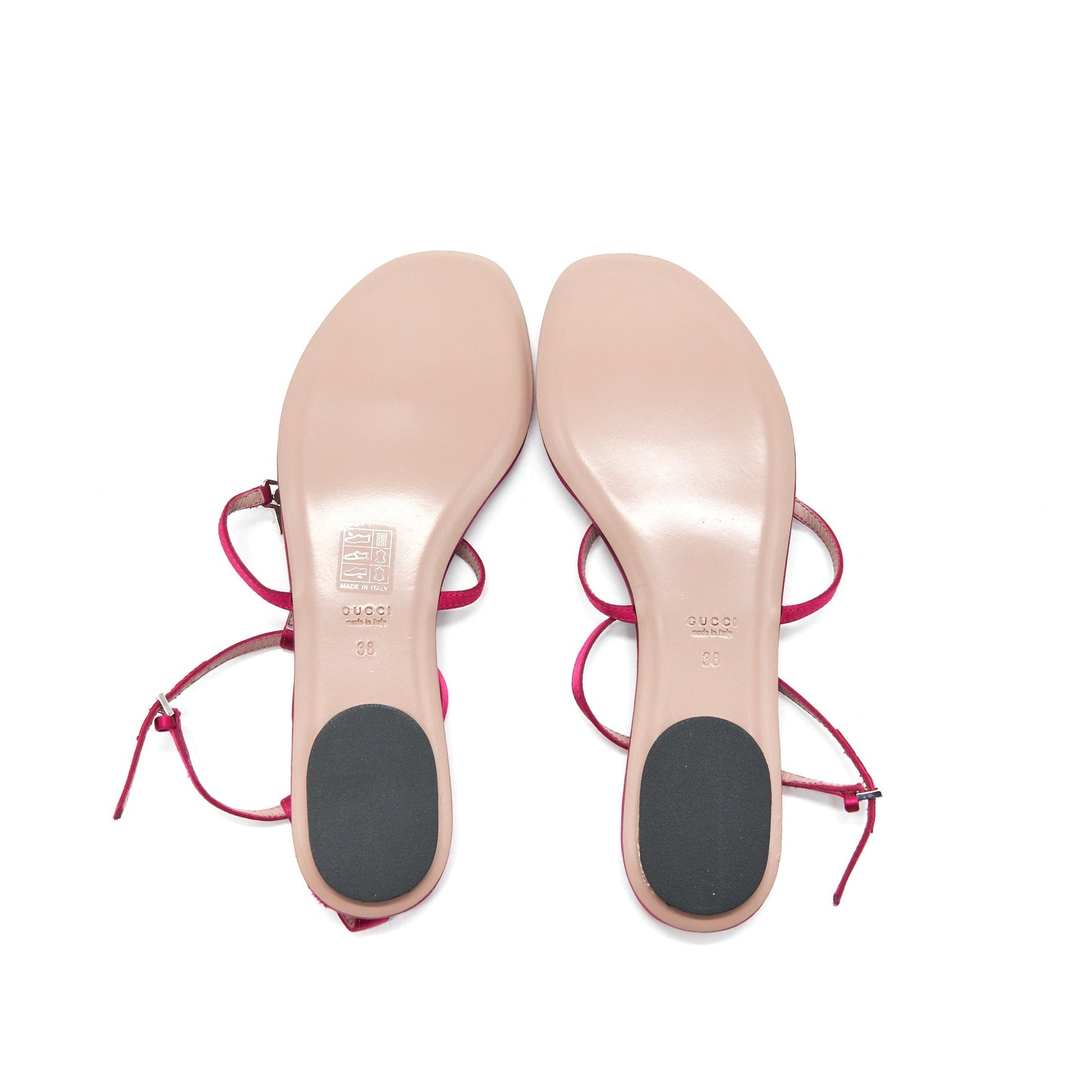 Gucci GG Crystal Logo Sandal Size 38