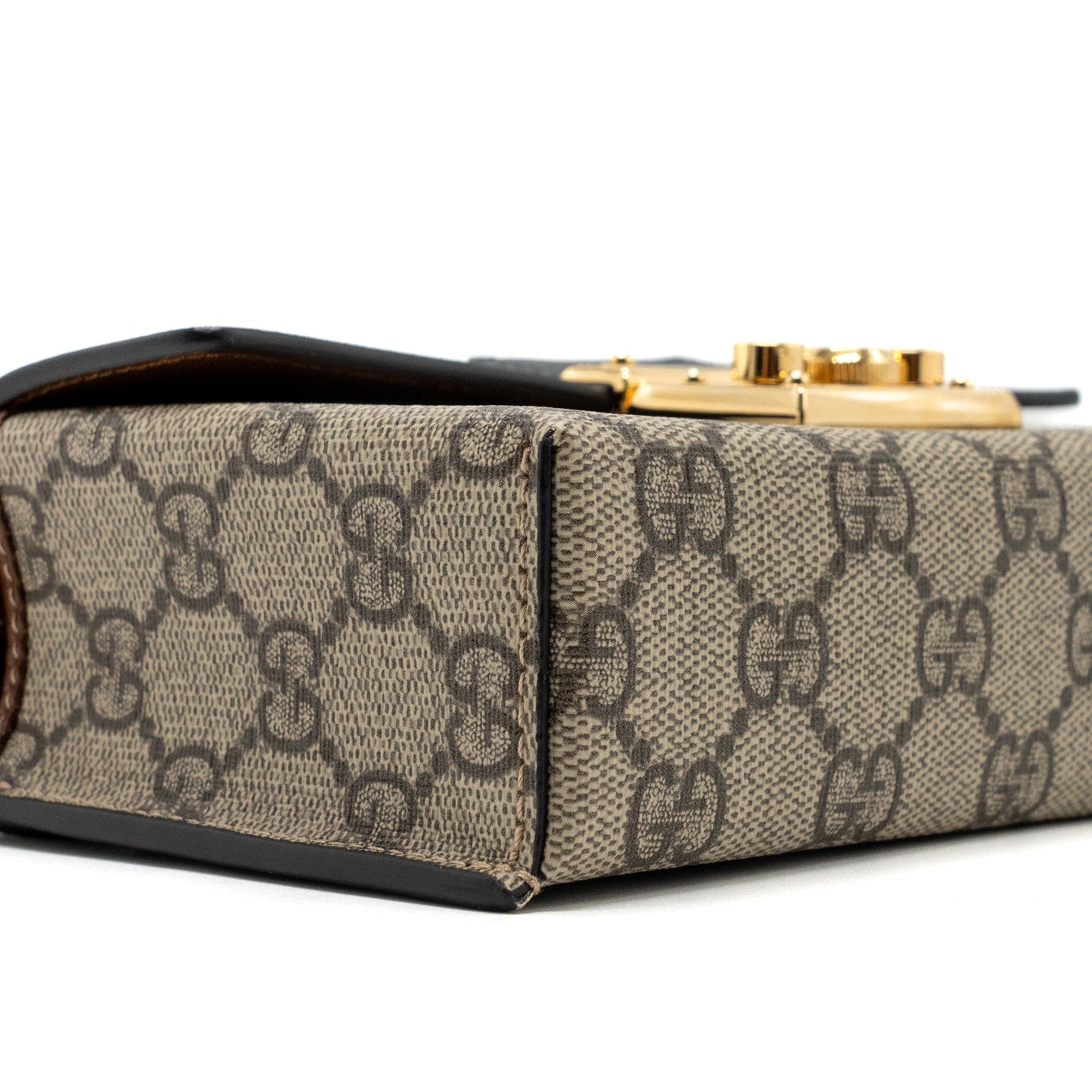 Gucci Padlock Mini Top Handle Bag GG Supreme Canvas/ Leather Multicolour