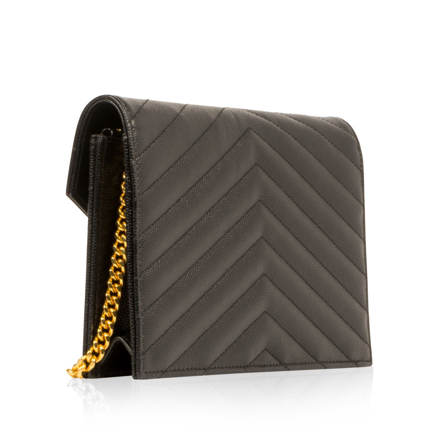 Saint Laurent Chevron Monogram Crossbody