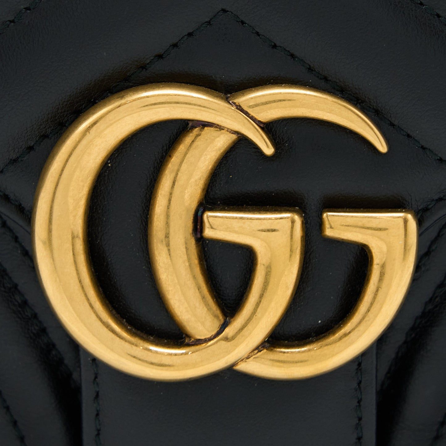 Gucci GG Marmont Small Matelasse Shoulder Bag Black