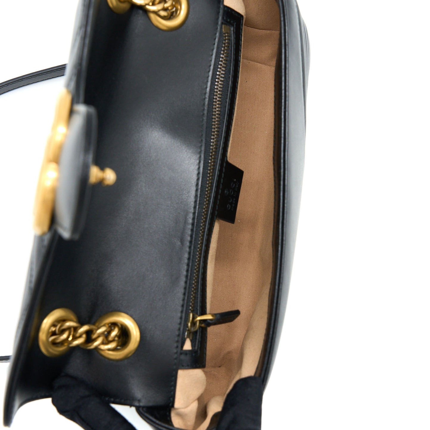 Gucci GG Marmont Small Matelasse Shoulder Bag Black