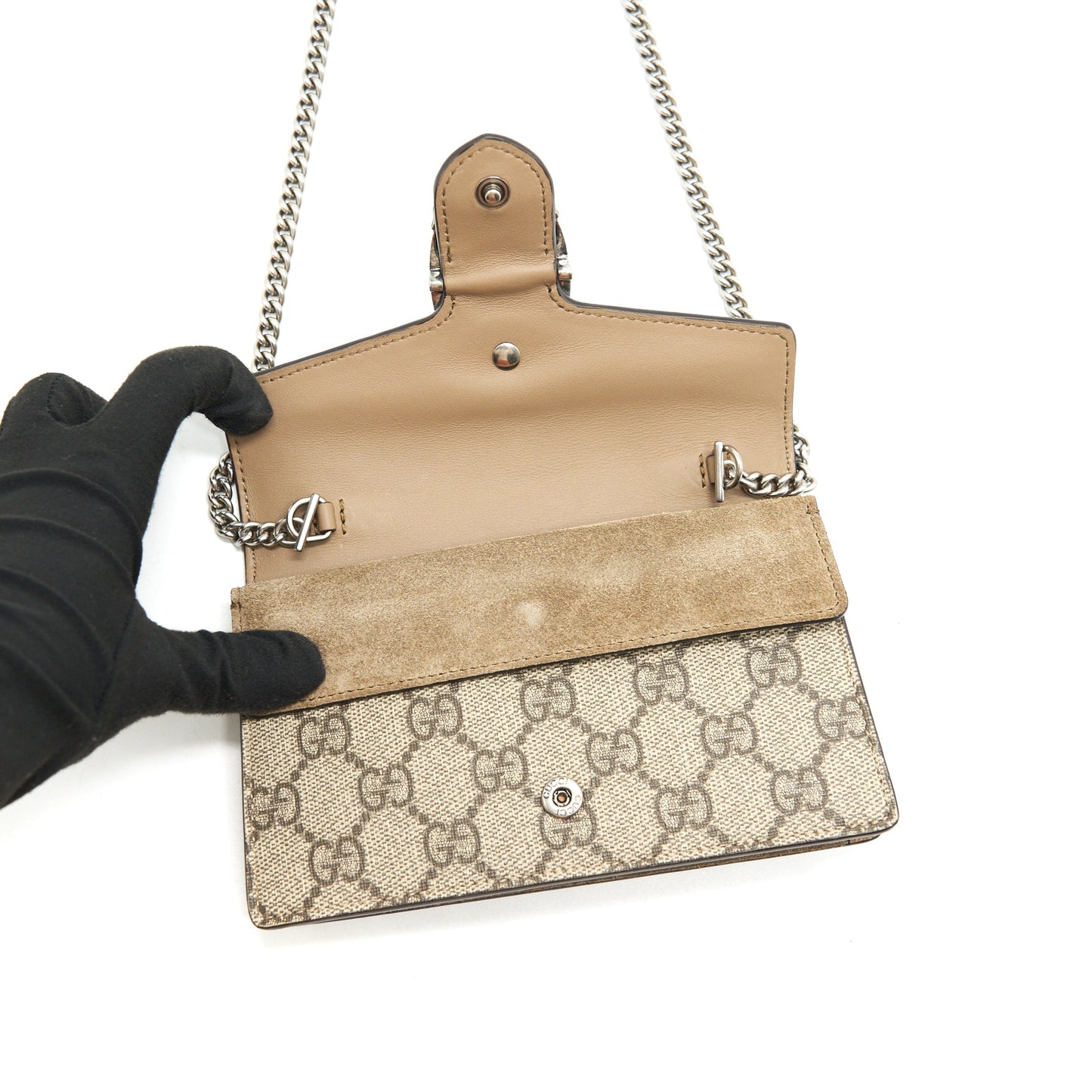 Gucci Dionysus GG Supreme super mini Bag Beige