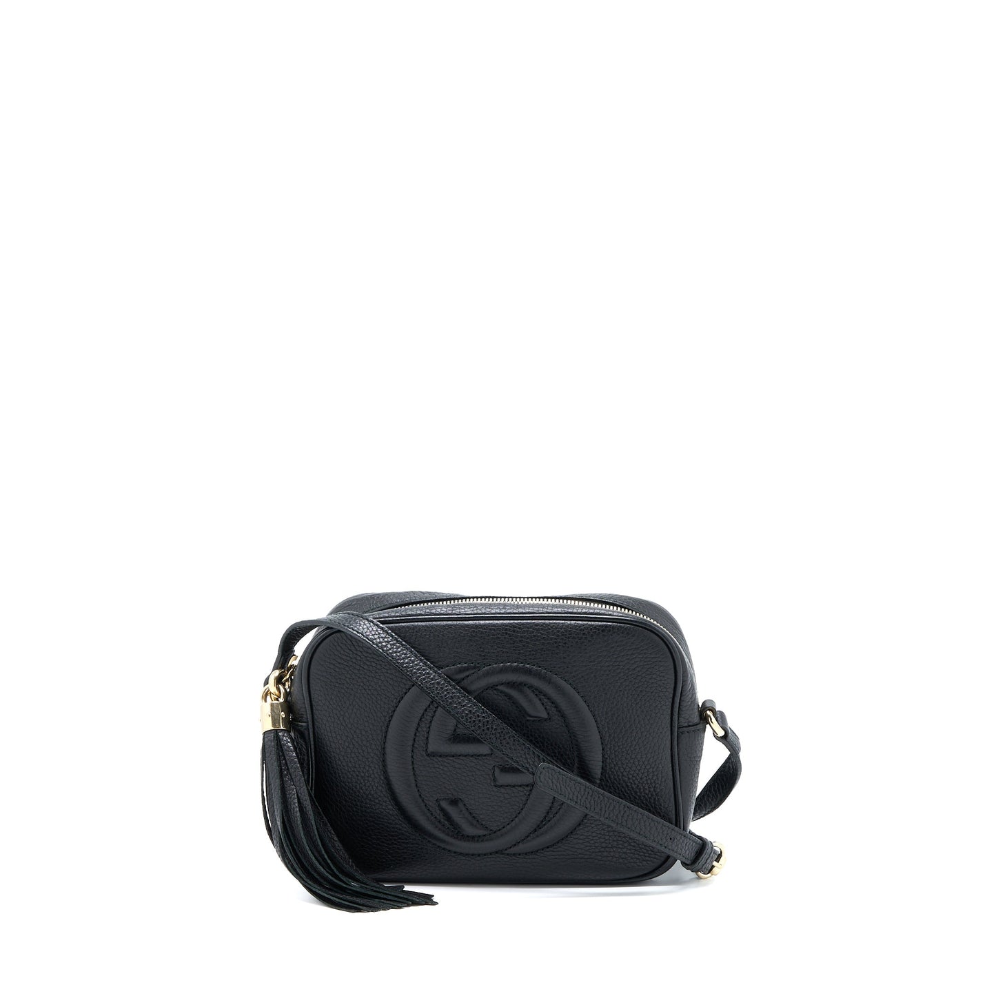 Gucci Soho Disco Camera Bag Calfskin Black