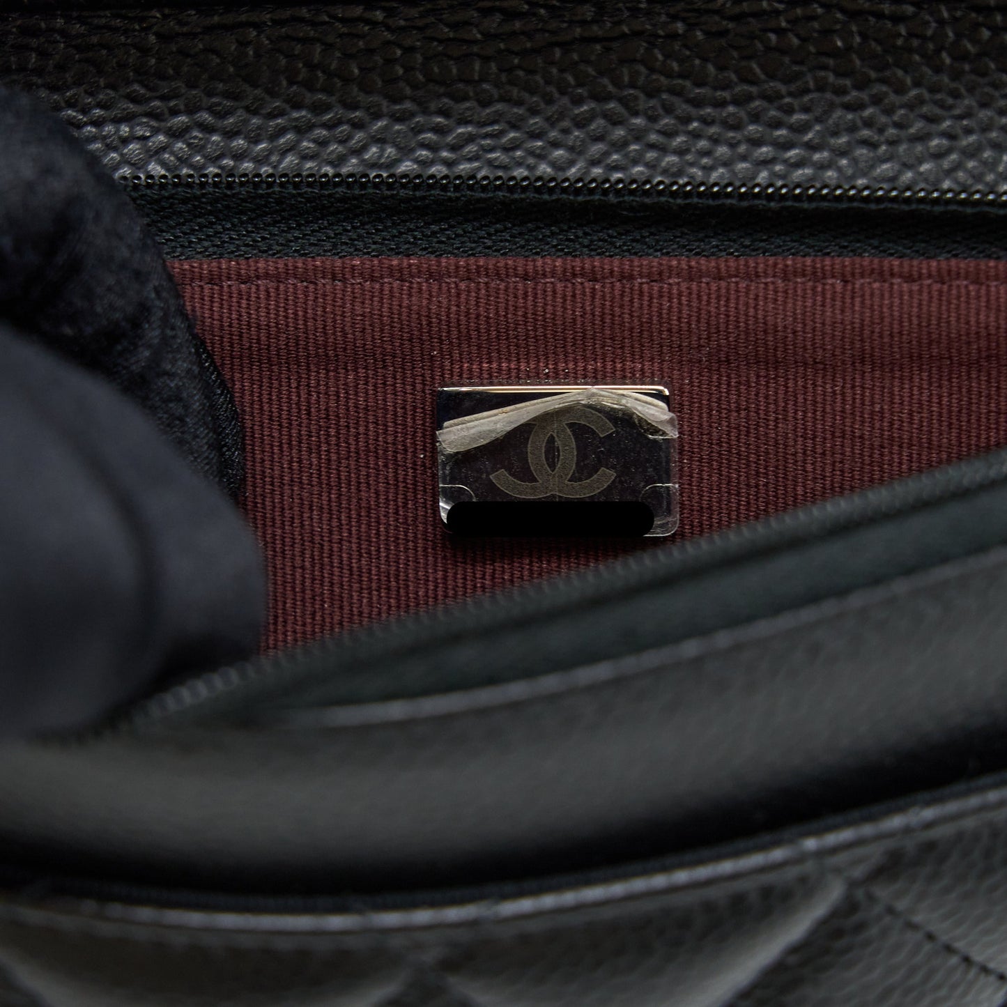 Chanel Classic Wallet on Chain Caviar Black (Microchip)