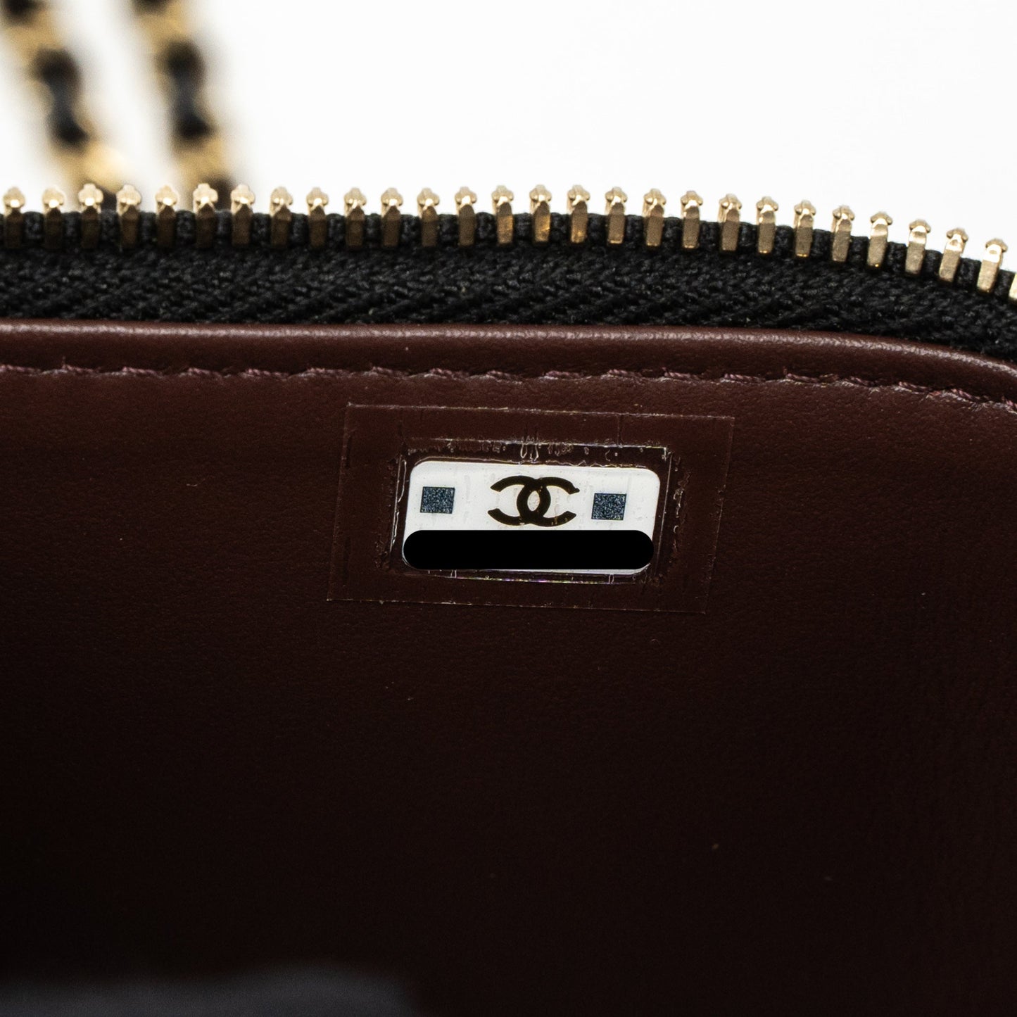 Chanel Mini Vanity With Chain Caviar Black L (Microchip)