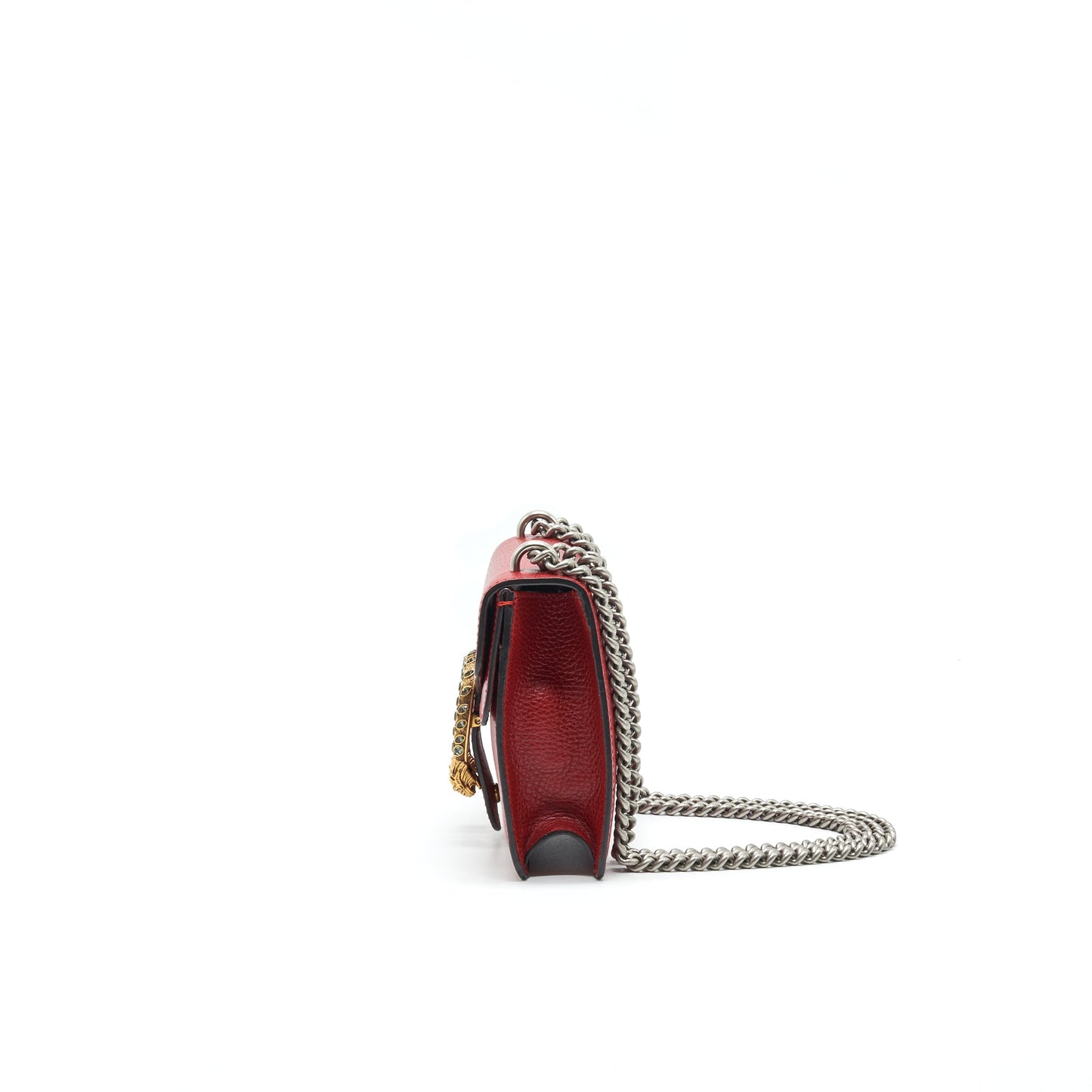GUCCI DIONYSUS MINI LEATHER BAG RED