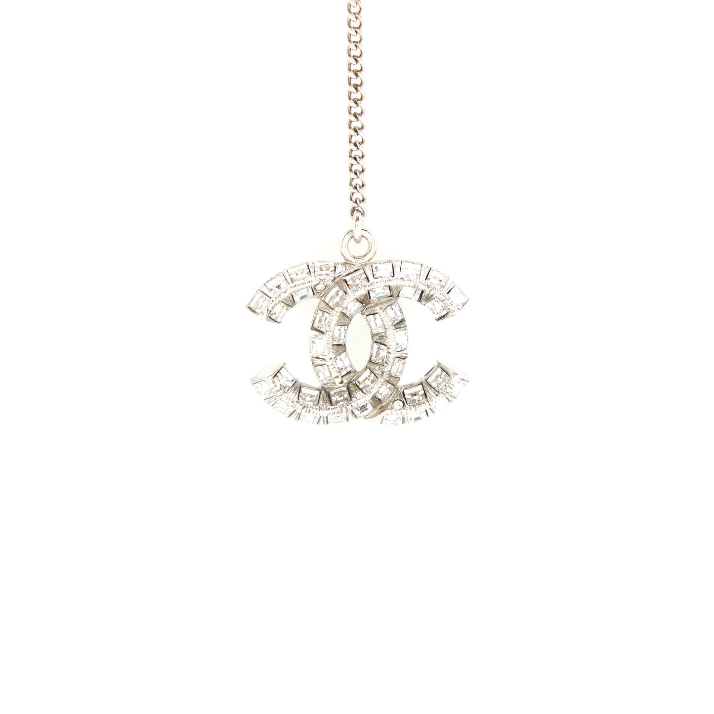 Chanel Crystal Drop Earrings